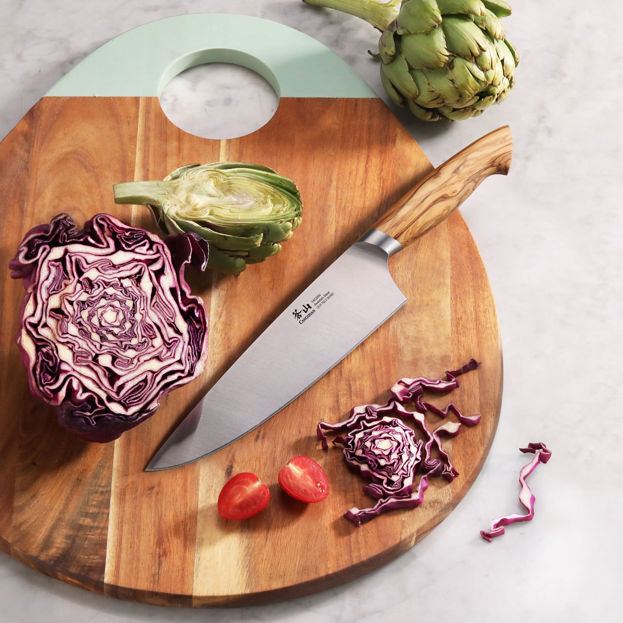 Cangshan 501561 OLIV Series 8-Inch Chef’s Knife