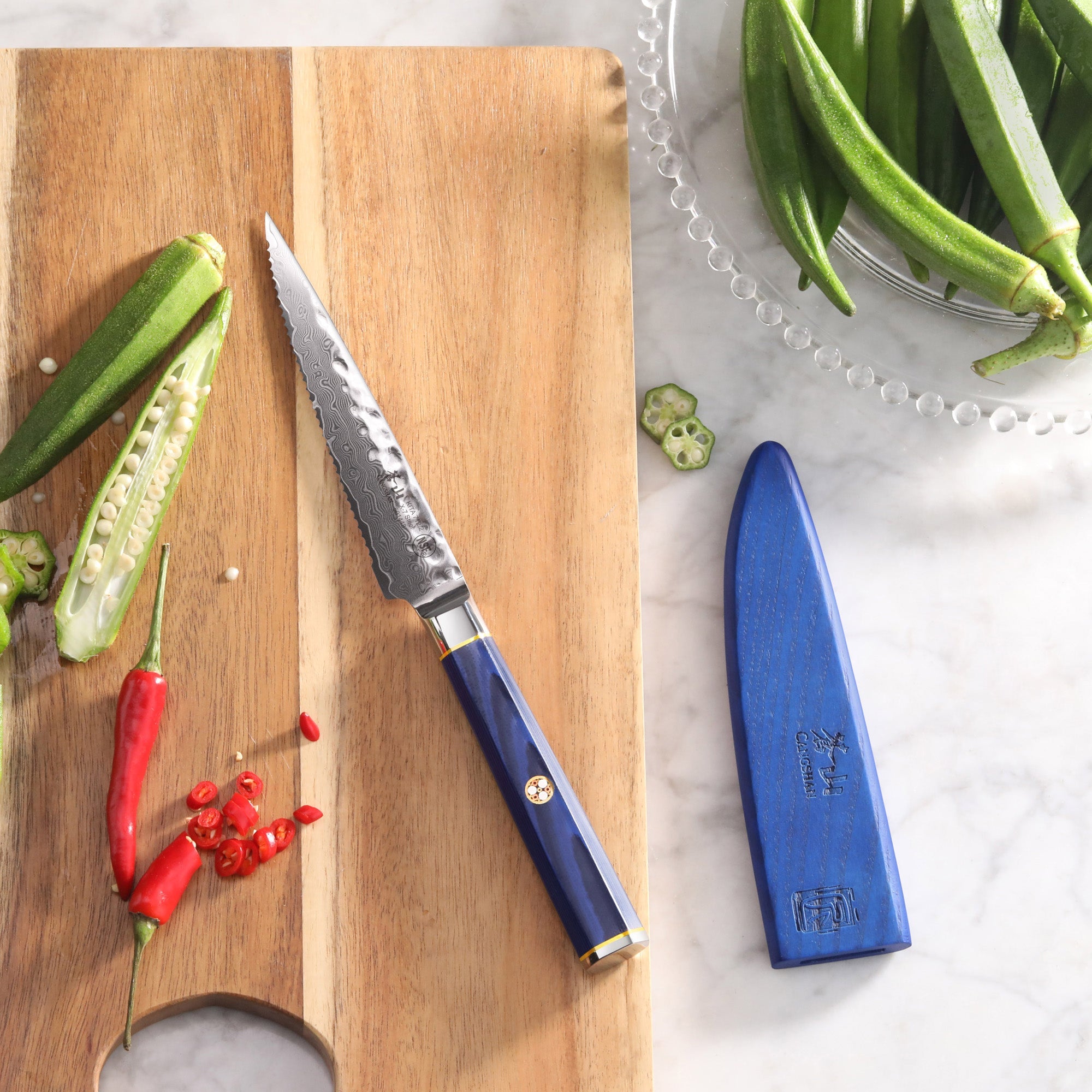Cangshan 501448 KITA Series 5-Inch Serrated Utility Knife