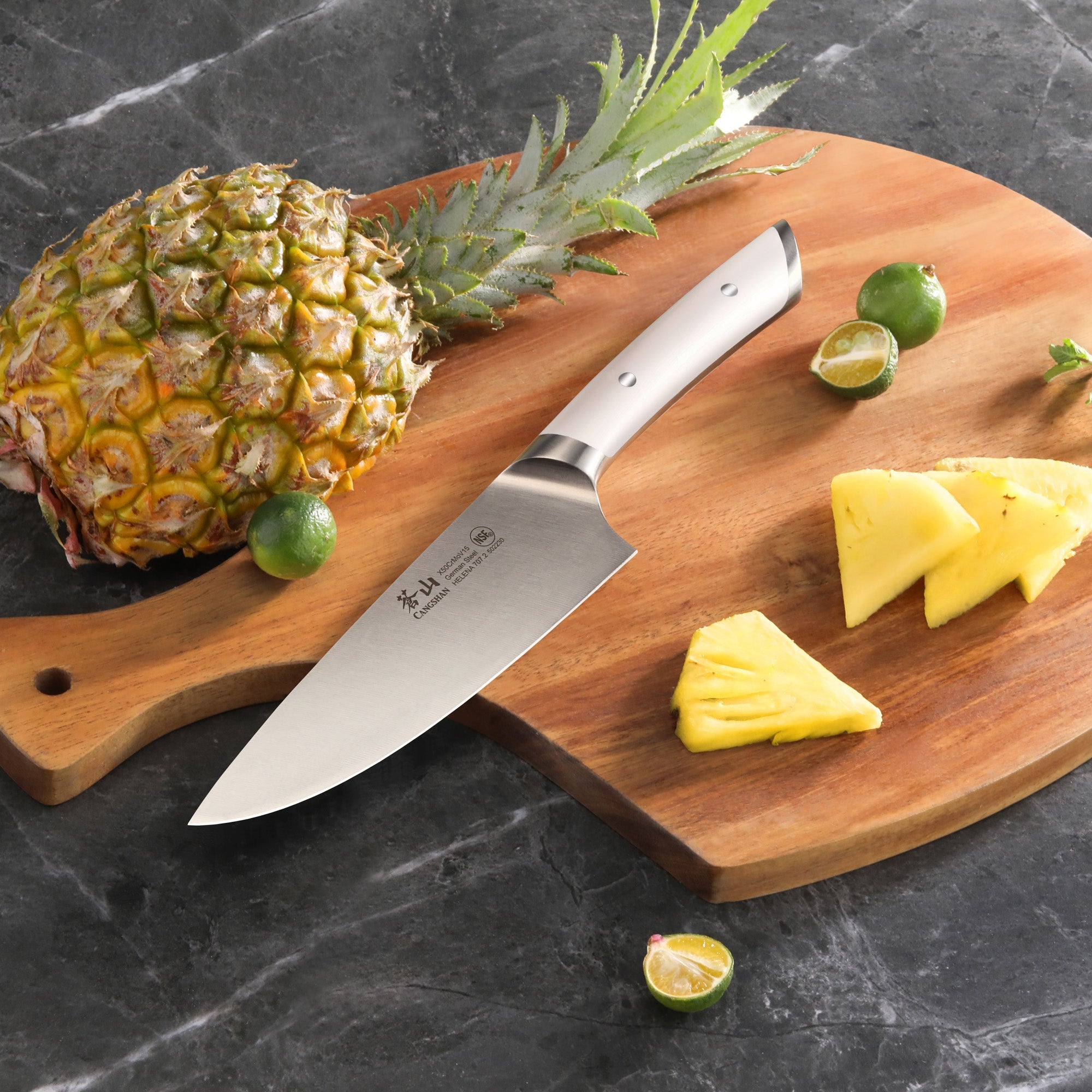 Cangshan 502605 HELENA Series 6-Inch Chef’s Knife - 6-Inch / Black