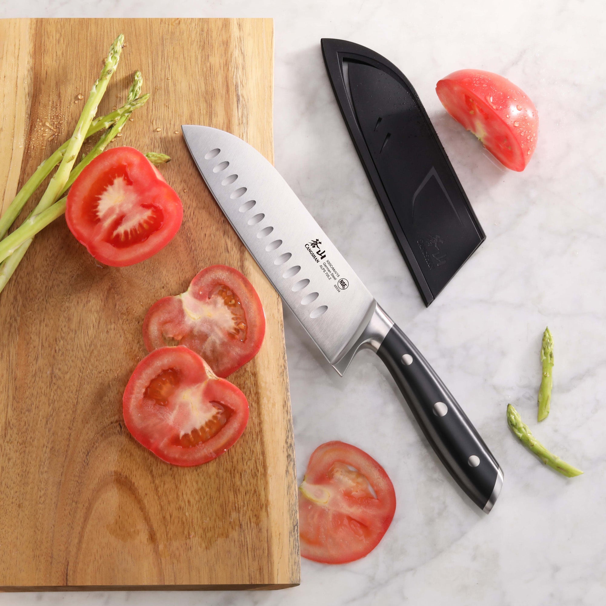 Cangshan 502742 ALPS Series 7-Inch Santoku Knife