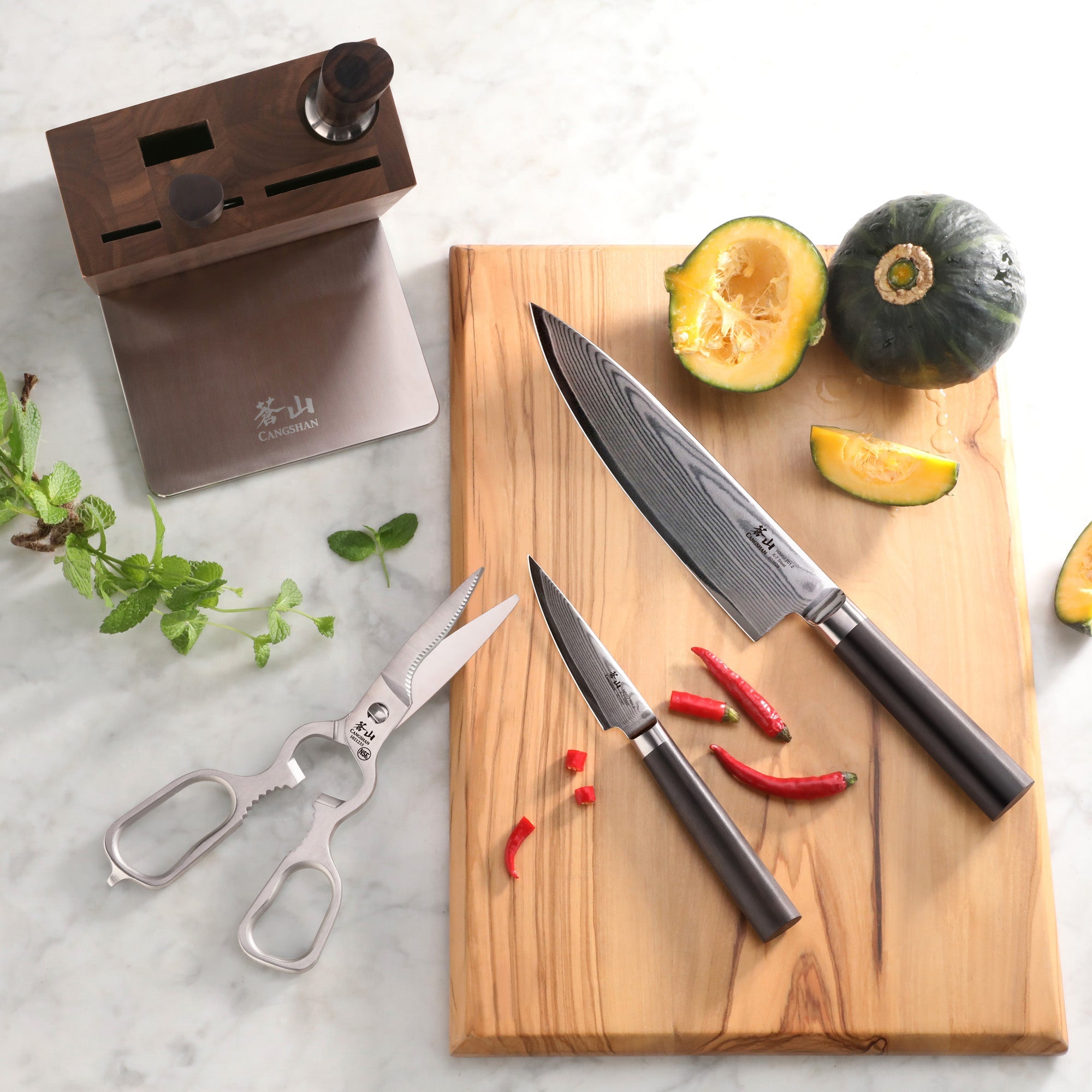 Cangshan 501189 HAKU Series 6-Piece Knife Block Set
