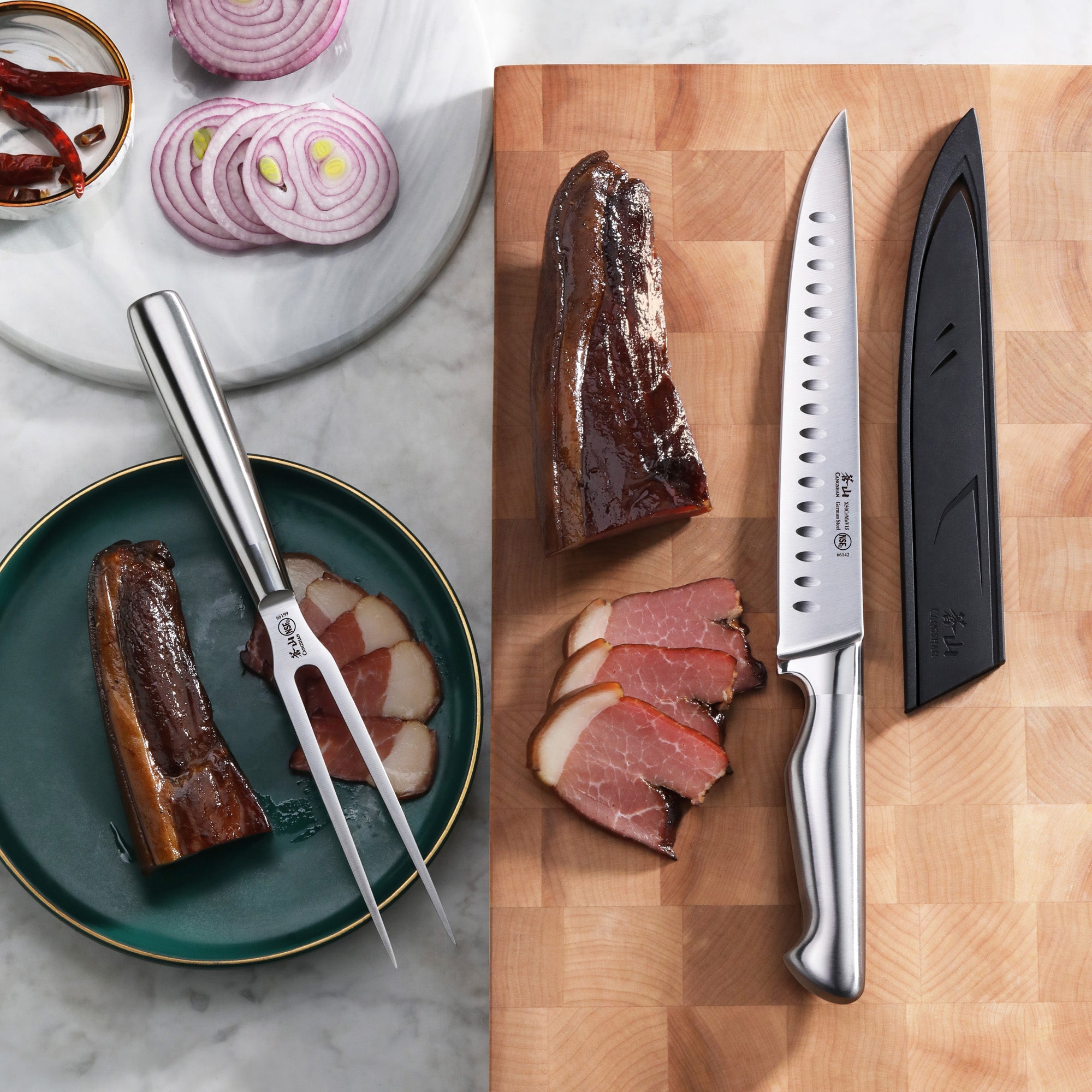 Cangshan 1027198 SANFORD Series 2-Piece Carving Set