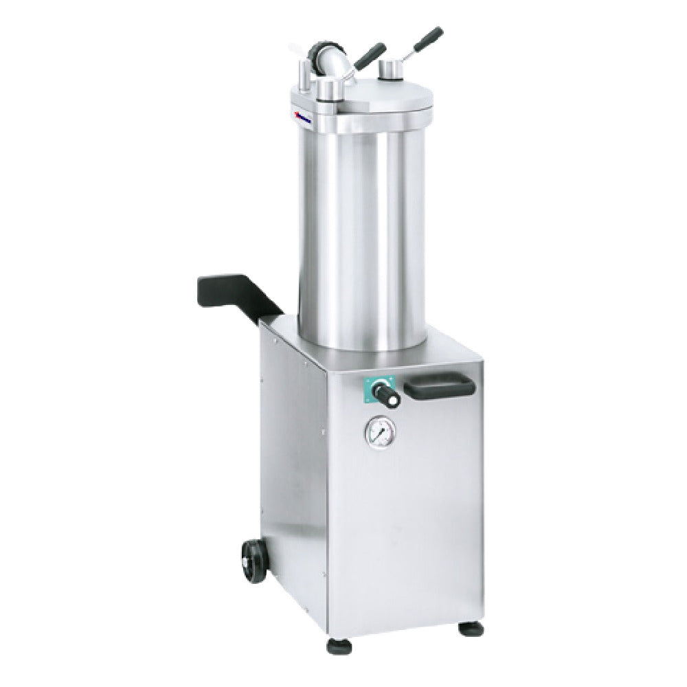 Omcan 45920 21 Inch Vertical Electric Sausage Stuffer Stainless Steel with Auto Decompression