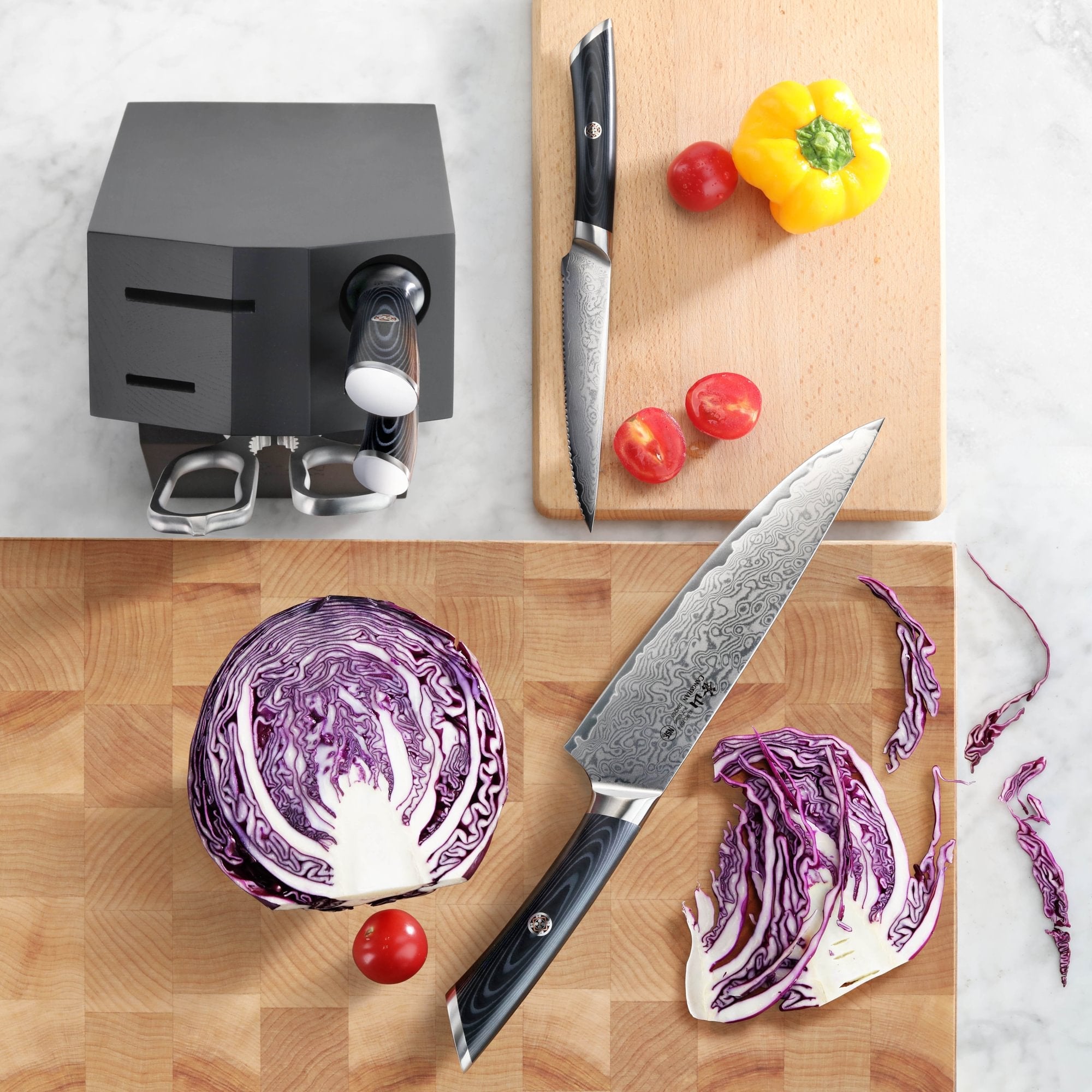 Cangshan 504333 KURO Series 6-Piece Knife Block Set