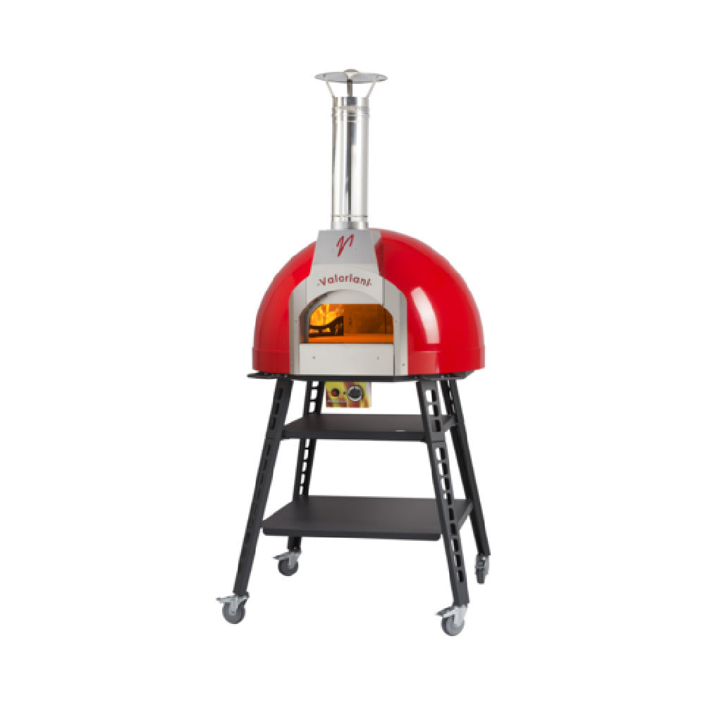 Omcan 48143 39 Inch Outdoor Gas Oven Refractory Clay Bakery Floor with Stand