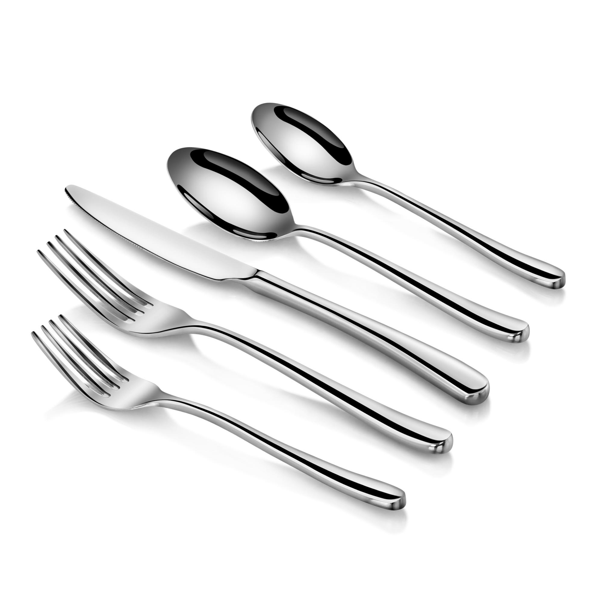Cangshan 1027013 RAIN II Series 20-Piece Forged Flatware Set