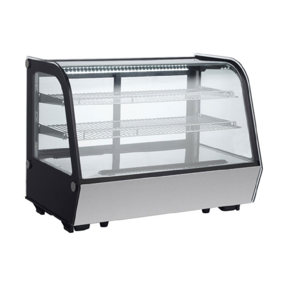 Omcan 44630 34 Inch Countertop Refrigerated Display Case 5.65 cu ft