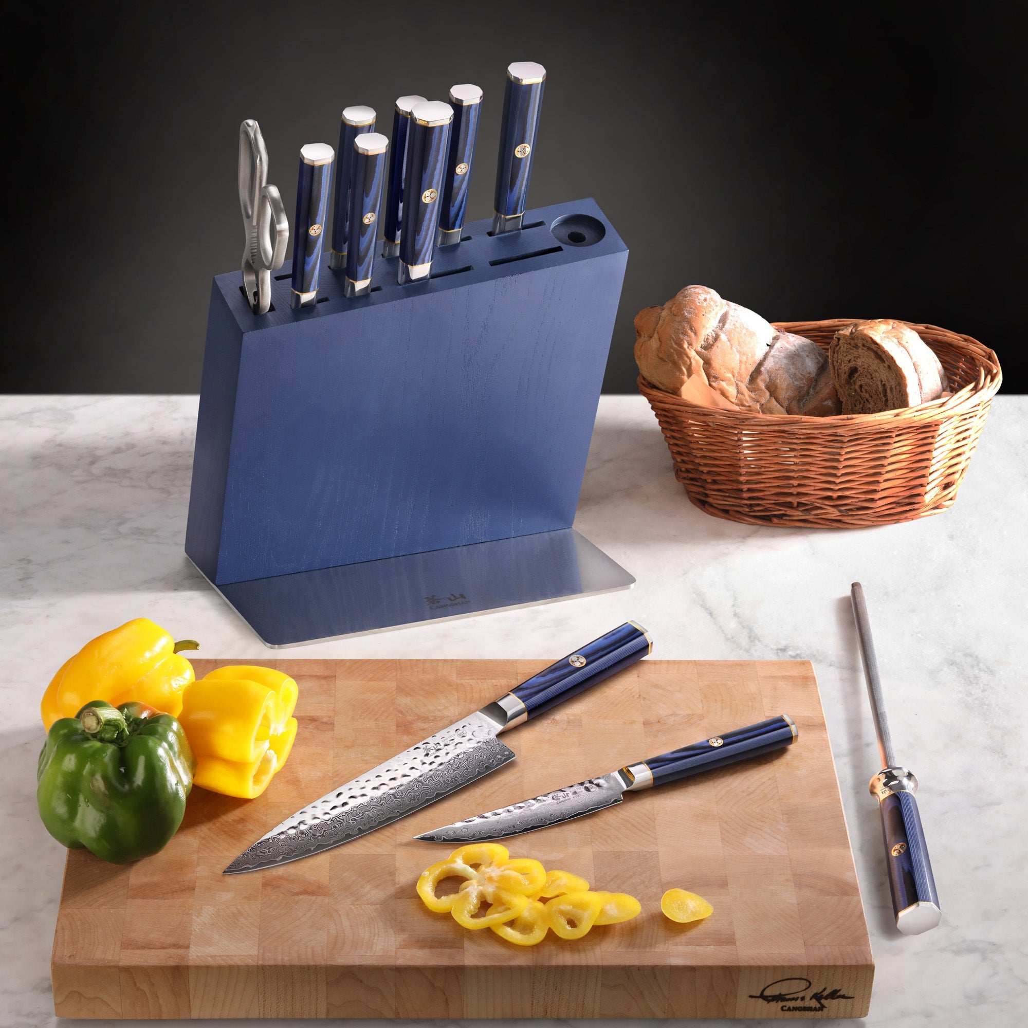 Cangshan 501790 KITA Series 12-Piece HUA Knife Block Set