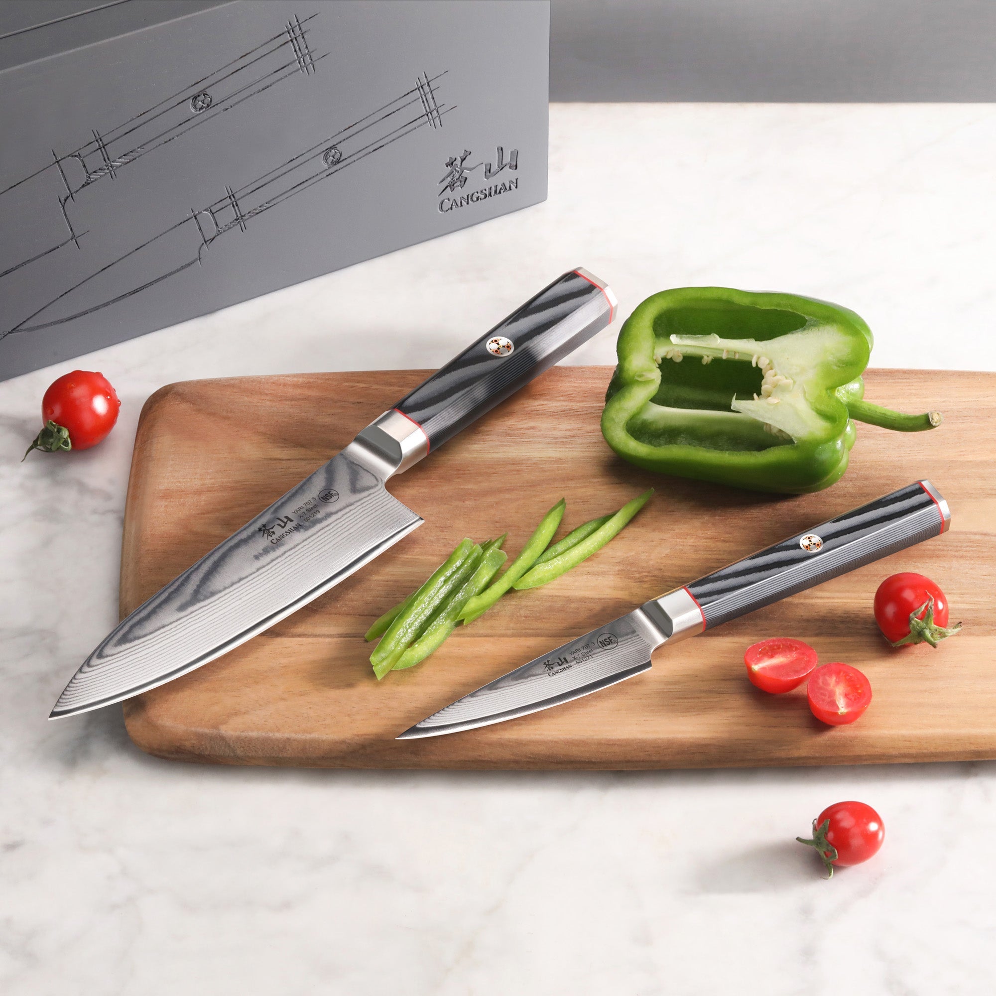 Cangshan 501349 YARI Series 2-Piece Starter Knife Set