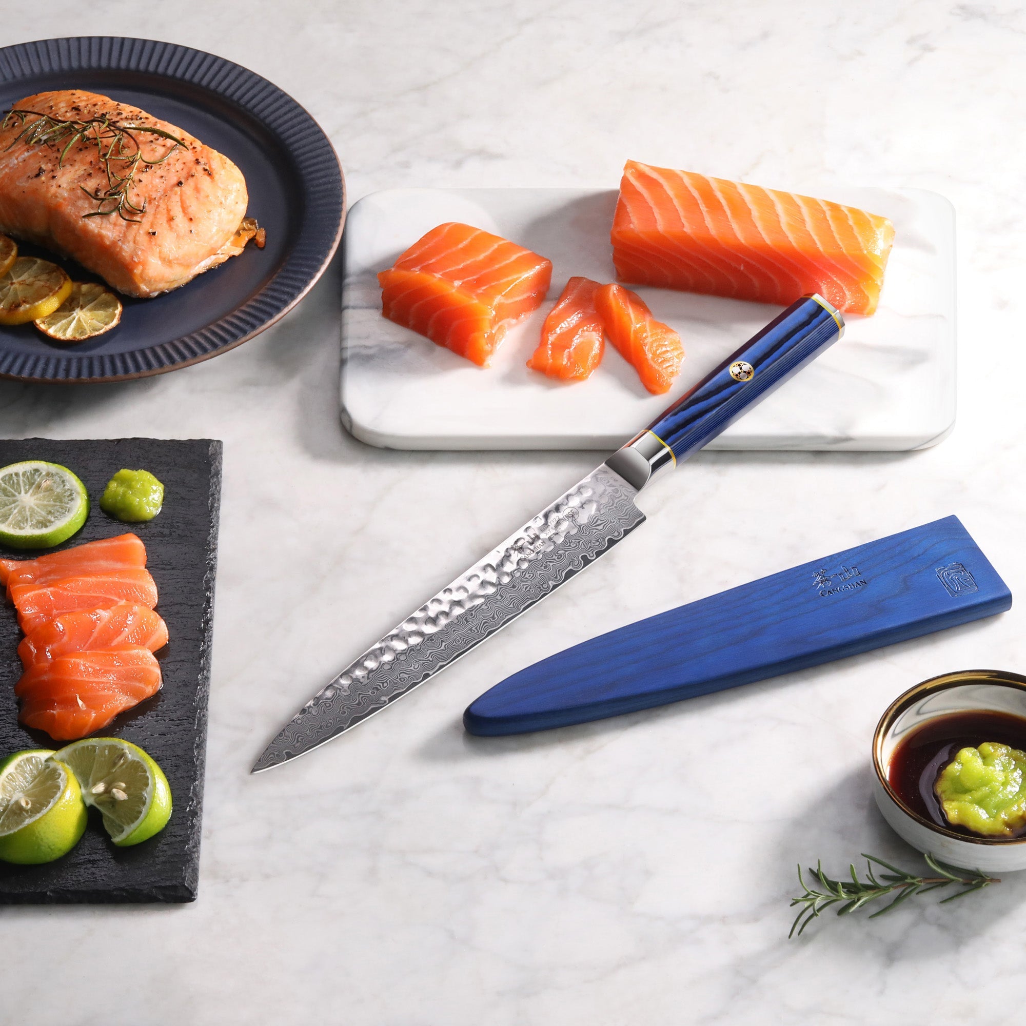 Cangshan 501462 KITA Series 8-Inch Sashimi Knife