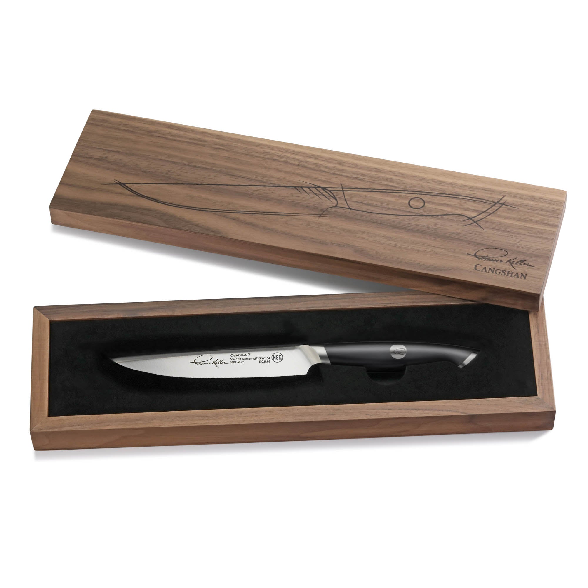 Cangshan 1023886 TKSC 5-Inch Fine-Edge Steak Knife