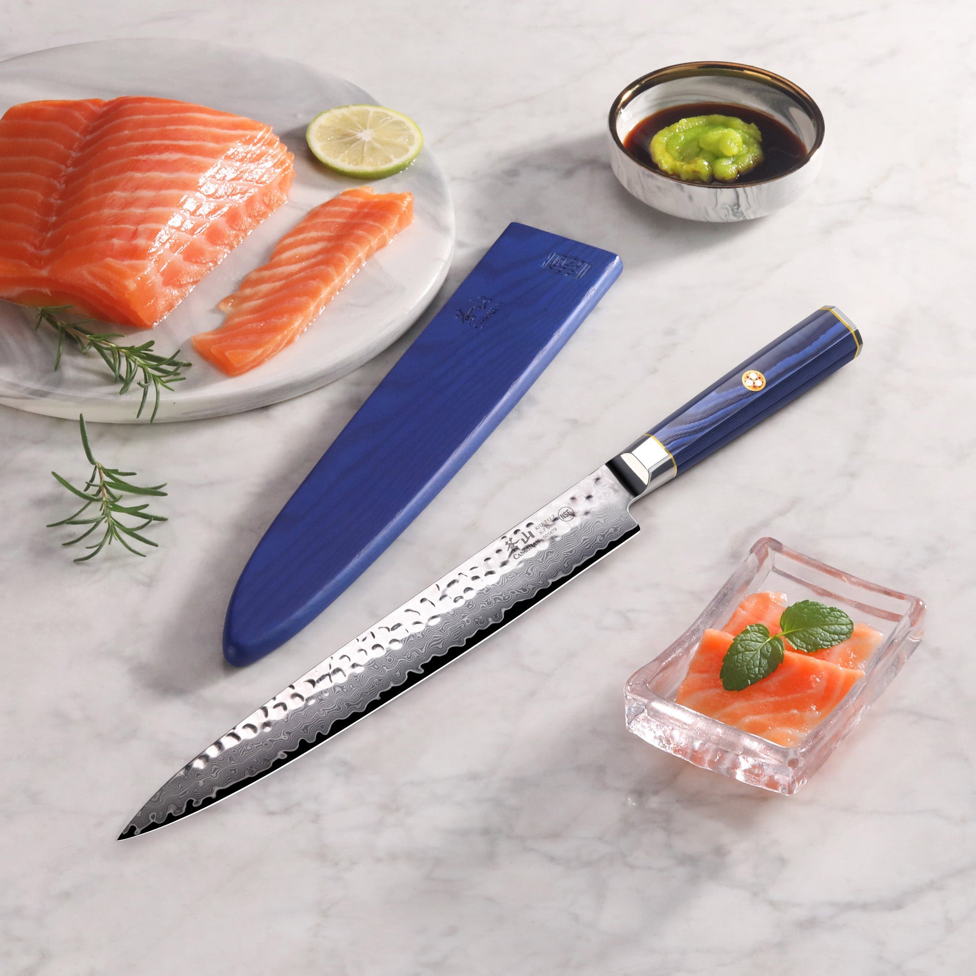 Cangshan 501479 KITA Series 10-Inch Sashimi Knife with Sheath