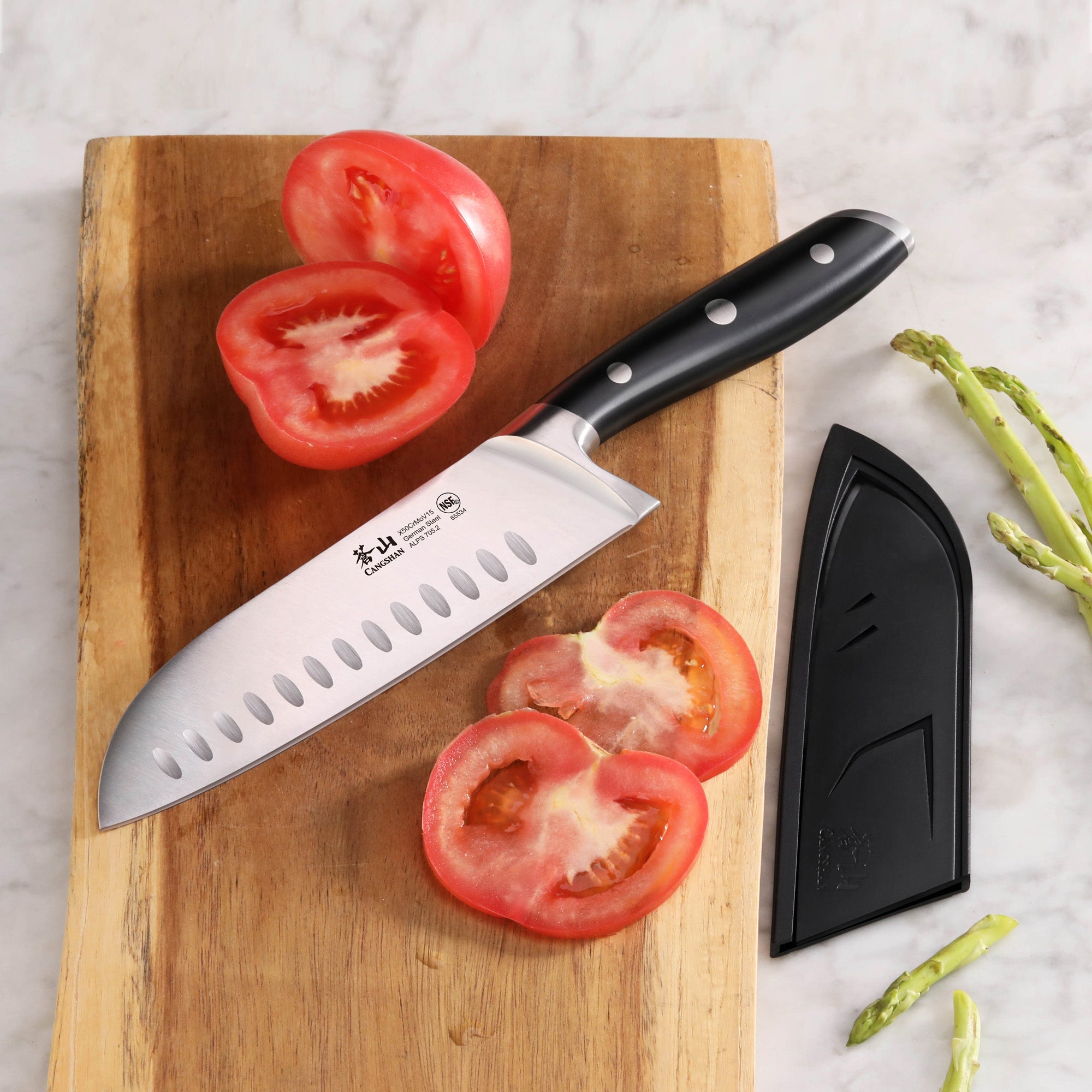 Cangshan 502742 ALPS Series 7-Inch Santoku Knife