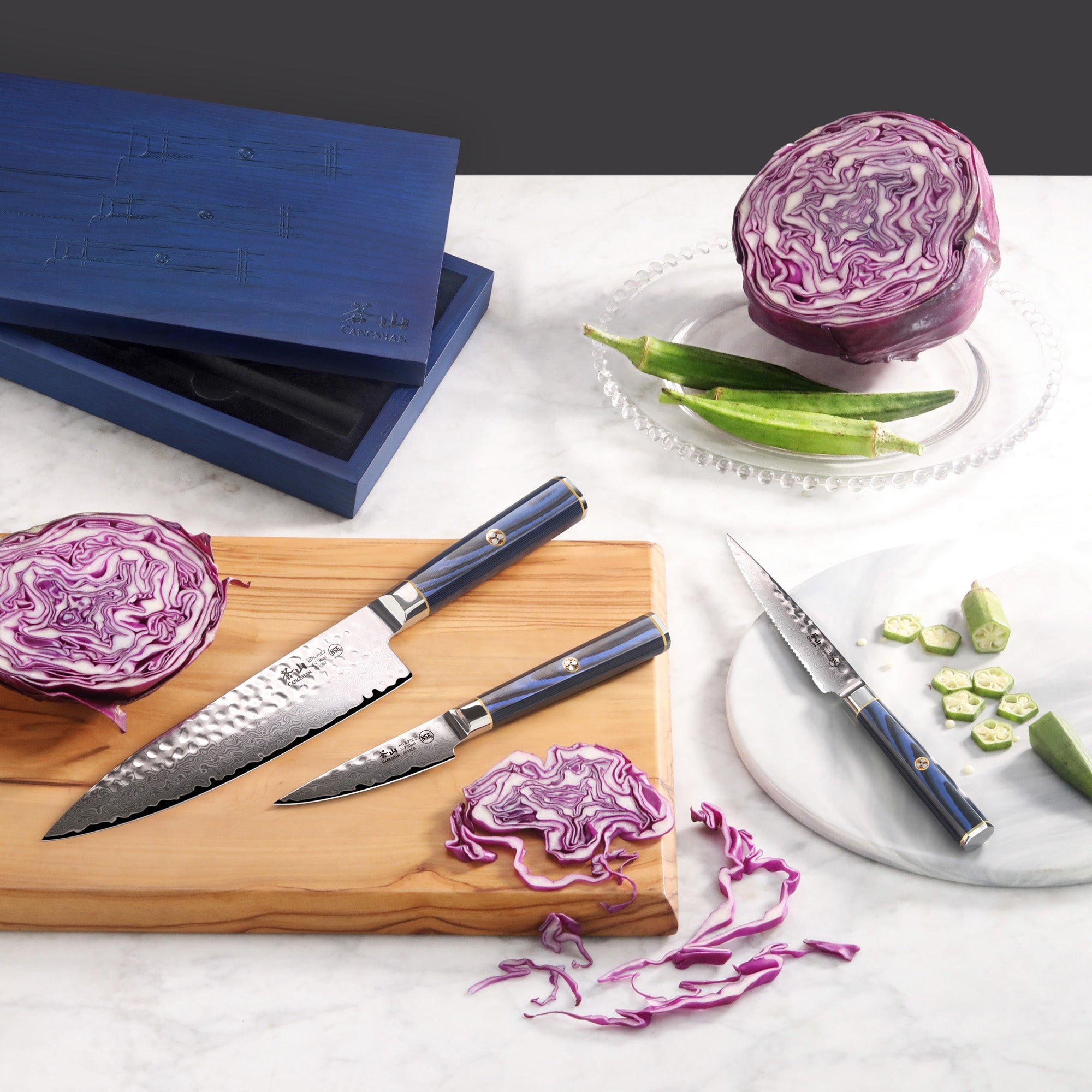 Cangshan 501530 KITA Series 3-Piece Starter Knife Set