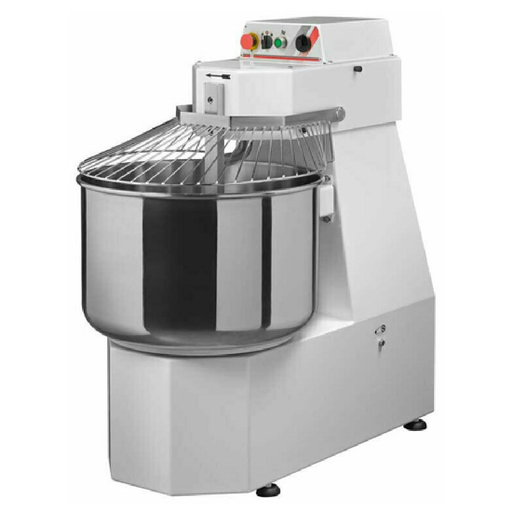 Omcan 13172 19 Inch Fixed Spiral Dough Mixer 88 Lb Capacity Electric - 2 Speed