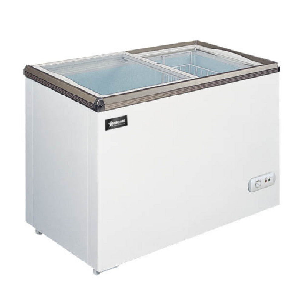 Omcan 45291 29 Inch Ice Cream Freezer 5.3 Cu. Ft. Capacity with Sliding Doors