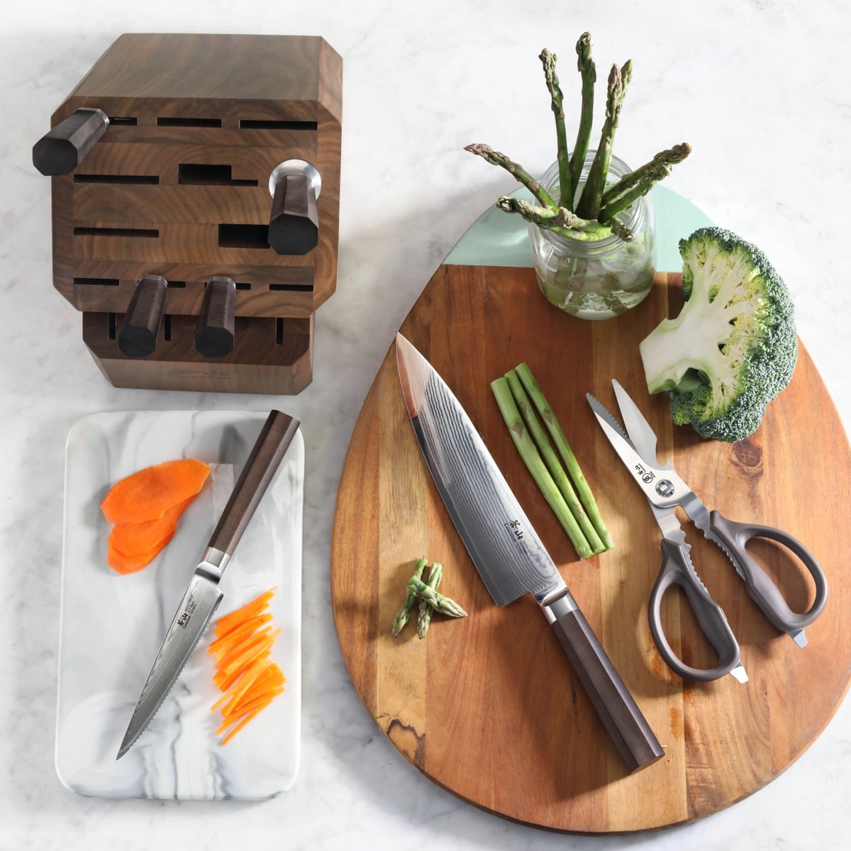 Cangshan 504098 MAYA Series 8-Piece Knife Block Set