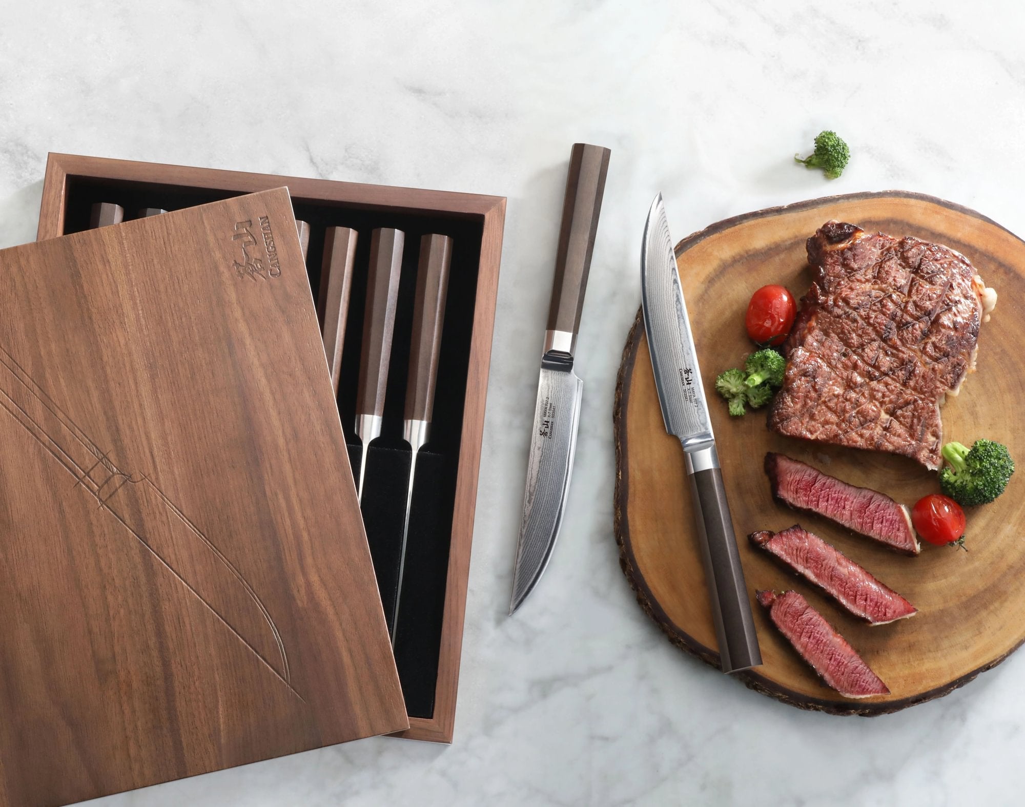 Cangshan 10300731 MAYA Series 8-Piece Steak Knife Set