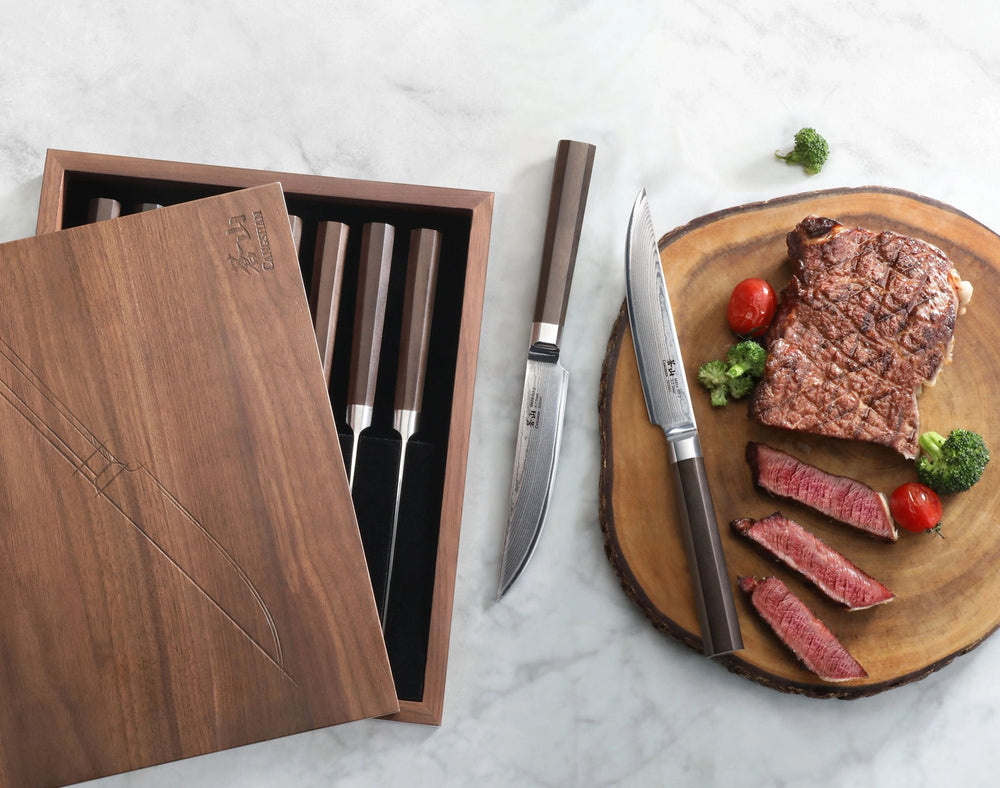 Cangshan 10300731 MAYA Series 8-Piece Steak Knife Set