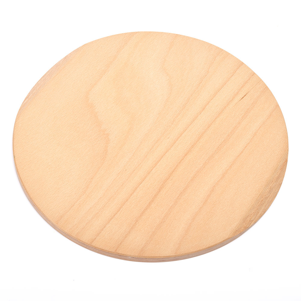 Linea Dori 3000 srl 6705 Beech plywood round cutting board – smooth surface (finished with a treatment for food contact)