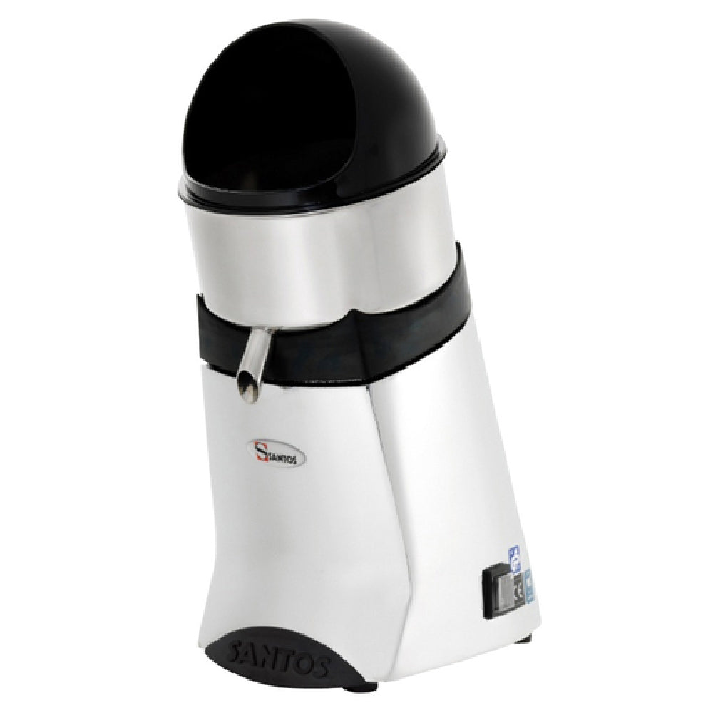 Omcan 46268 8 Inch Electric Citrus Juicer with 3 Removable Squeezers Stainless Steel and Aluminum