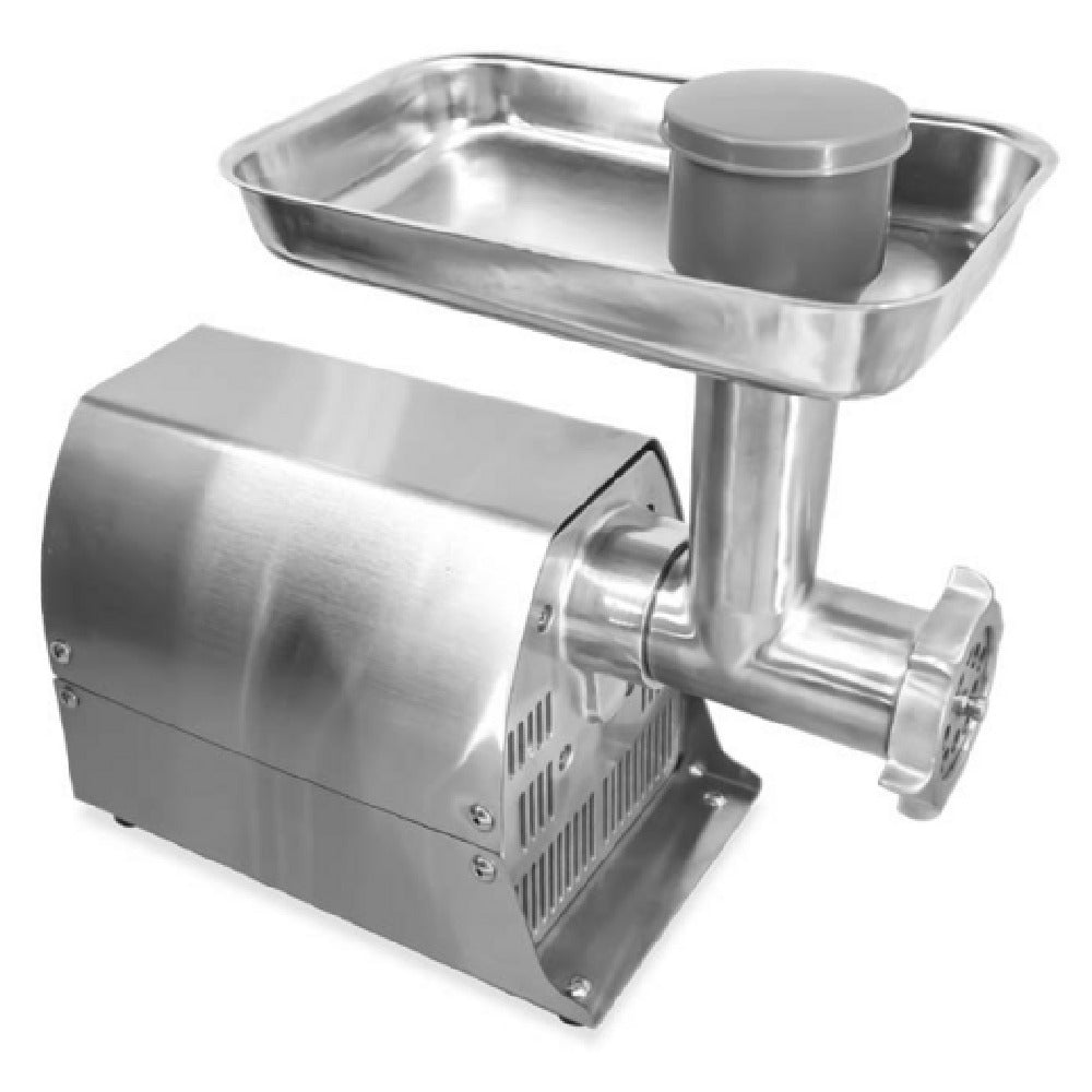 Omcan 47777 6.38 Inch Electric Meat Grinder with Stainless Steel Plates