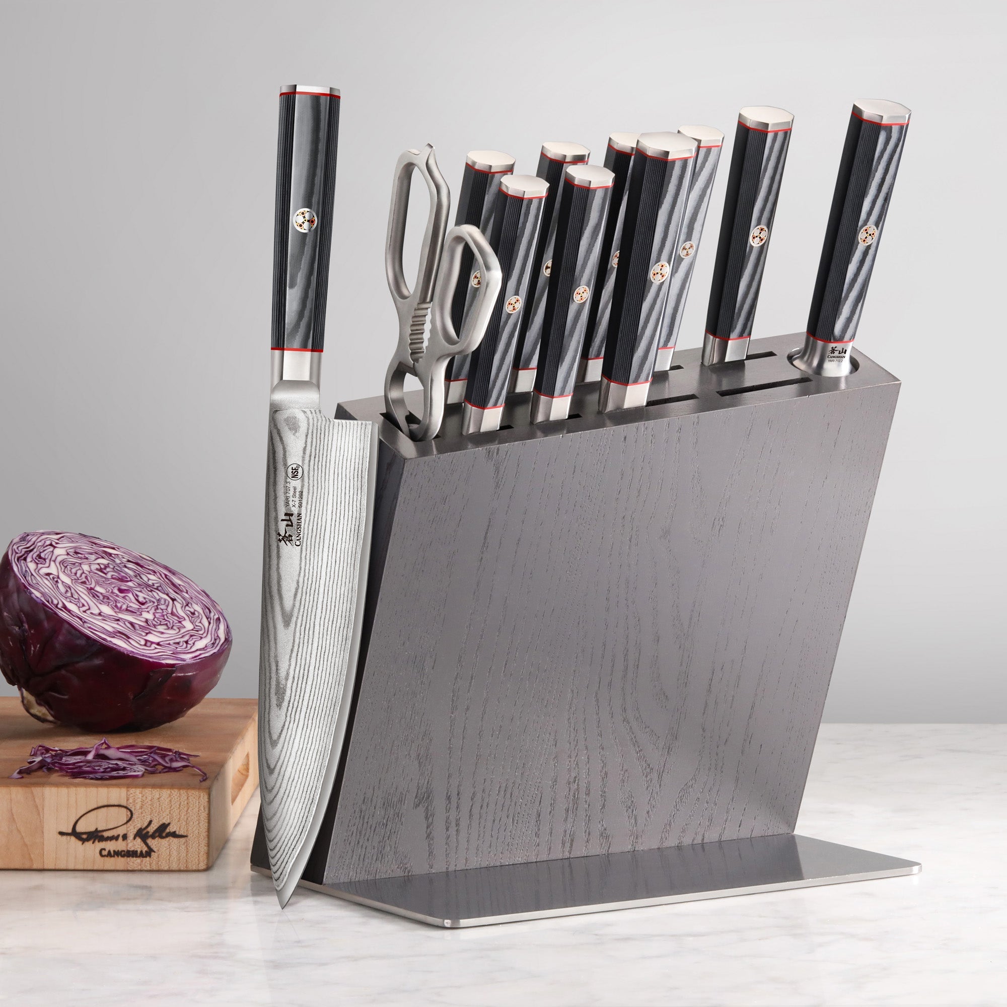 Cangshan 501370 YARI Series 12-Piece Knife Block Set