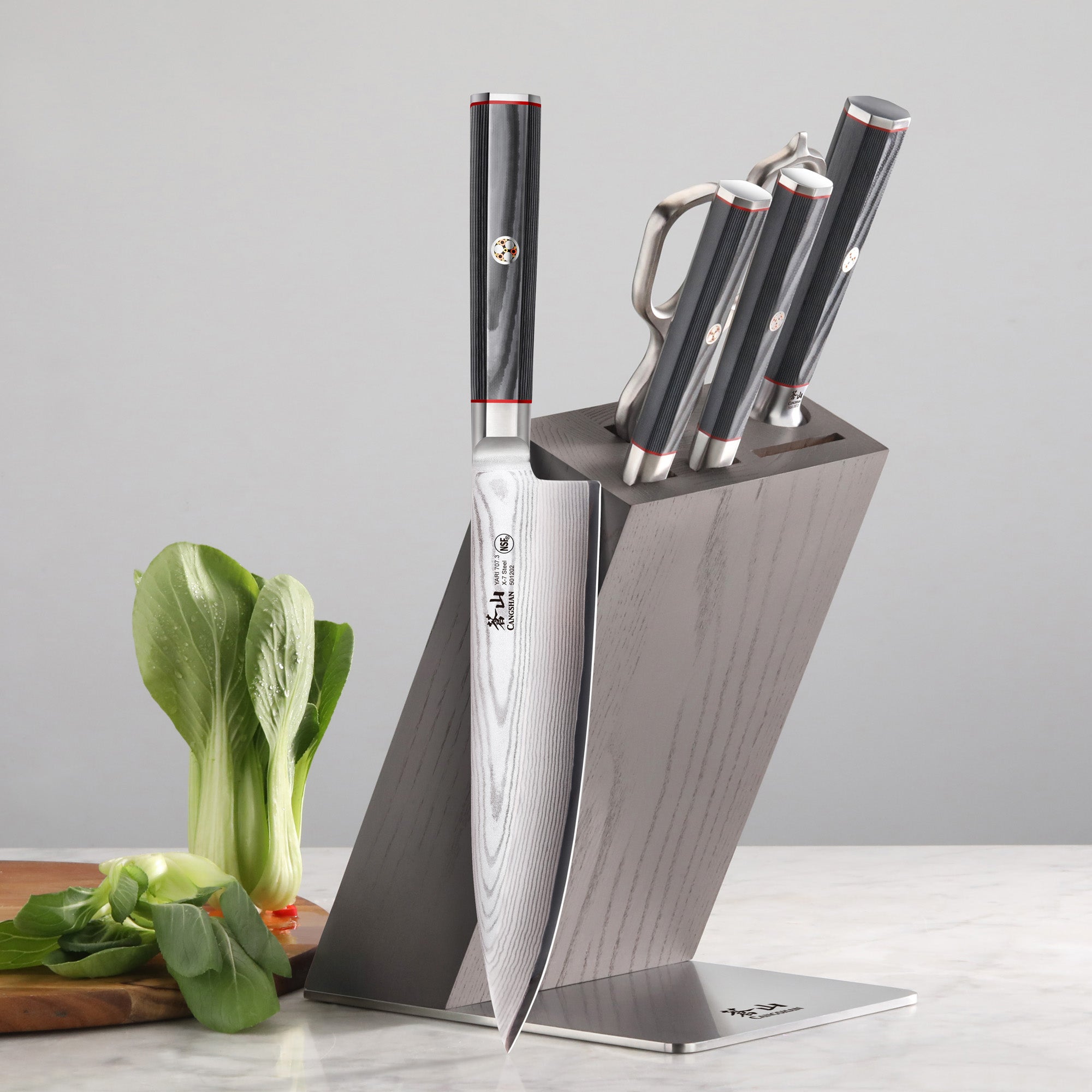 Cangshan 501363 YARI Series 6-Piece Knife Block Set