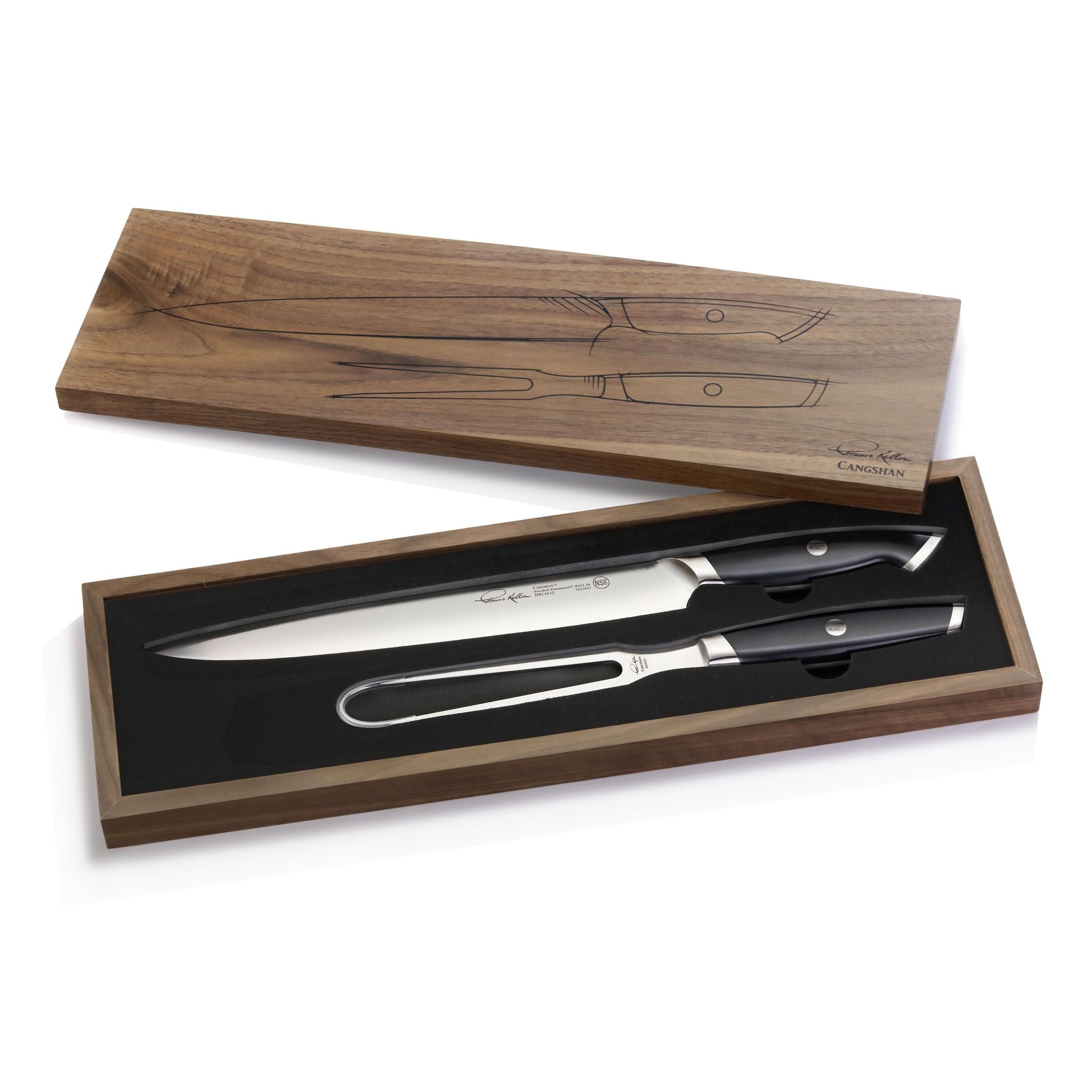 Cangshan 1024692 TKSC 2-Piece Carving Set