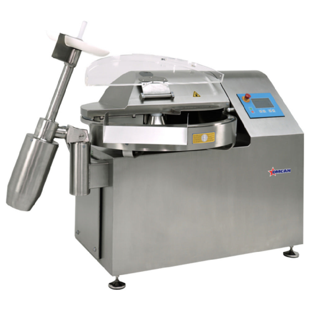 Omcan 10880 82 Inch Bowl Cutter Electric 80 L 20 HP and Anti Noise Lid Stainless Steel