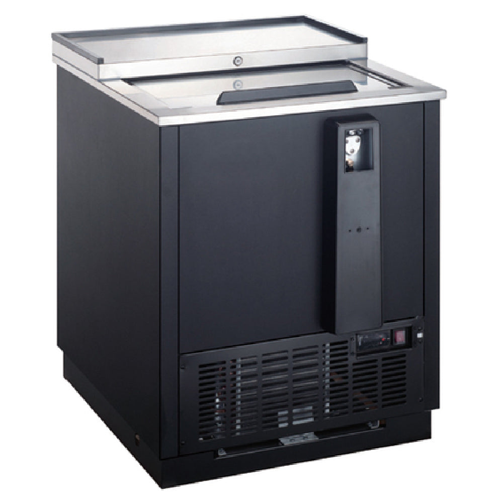Omcan 50038 26 Inch Wine and Beer Bottle Cooler Horizontal Chest 5 cu ft