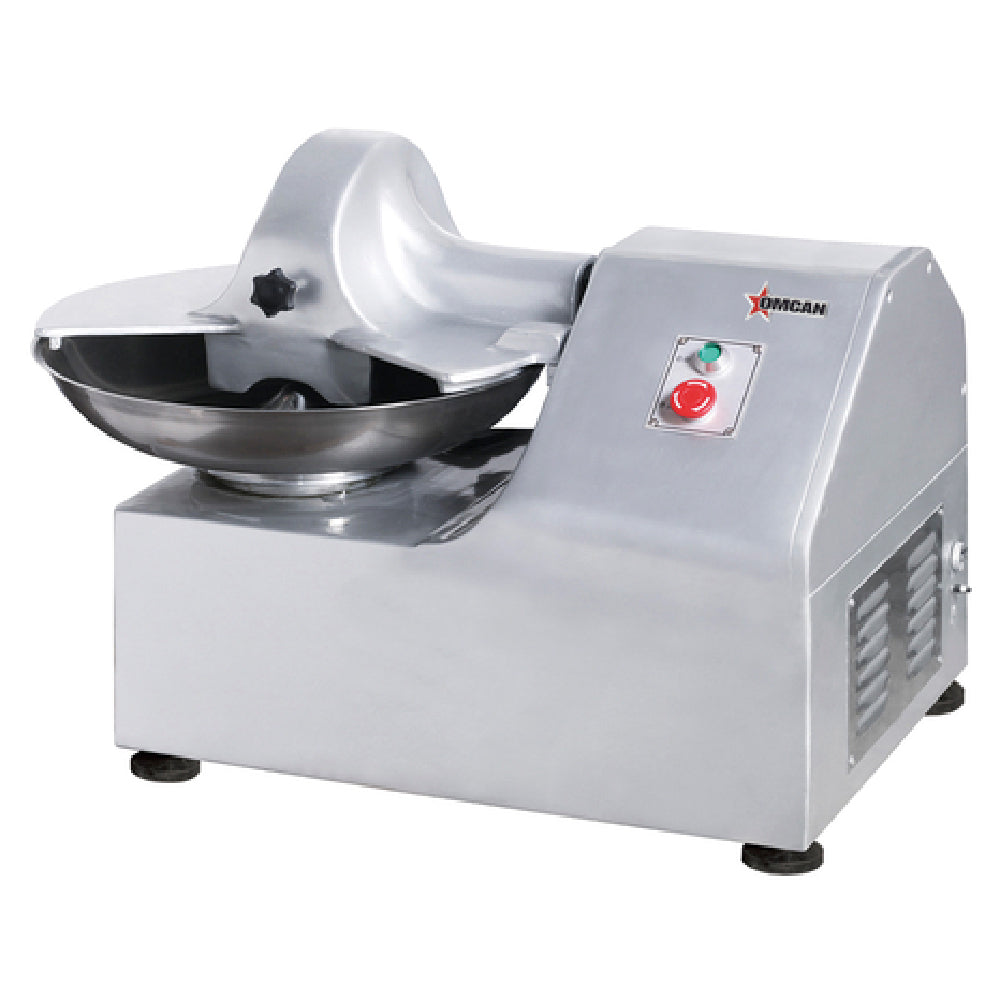 Omcan 16998 Bowl Cutter 8L Anodized Aluminum Body 1 HP Electric Stainless Steel