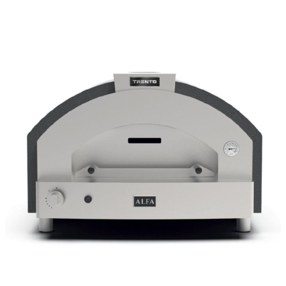 Omcan 59322 47 Inch Countertop Gas Pizza Oven 102300 BTU with Digital Thermometer