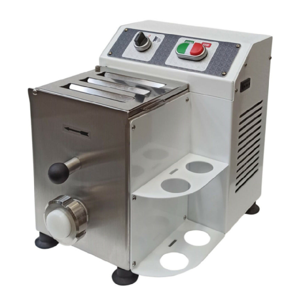 Omcan 13317 10 Inch Table Top Pasta Machine 5-1/2 lb/hour White Electric Stainless Steel