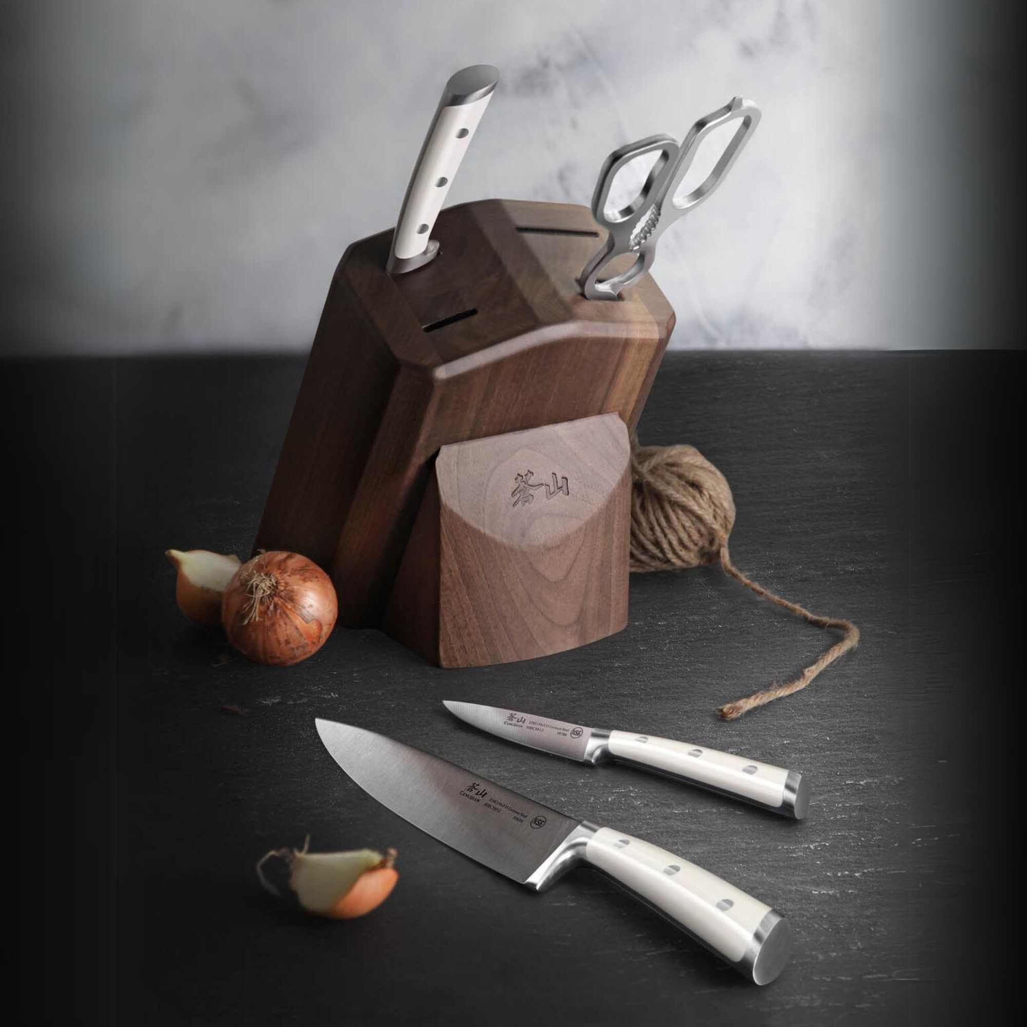 Cangshan 1022568 S1 Series 5-Piece Starter Knife Block Set