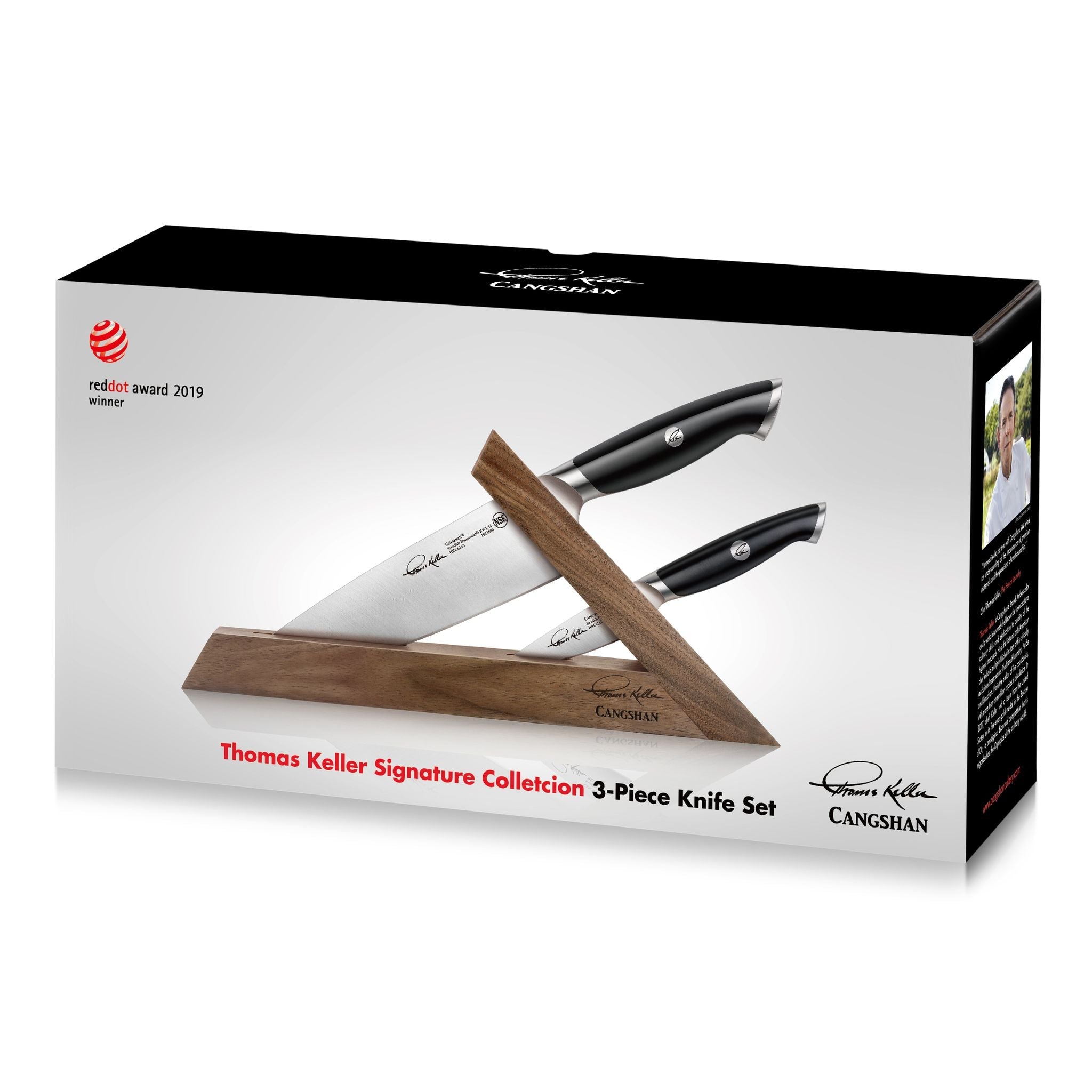 Cangshan 1024678 TKSC TAI 3-Piece Knife Block Set