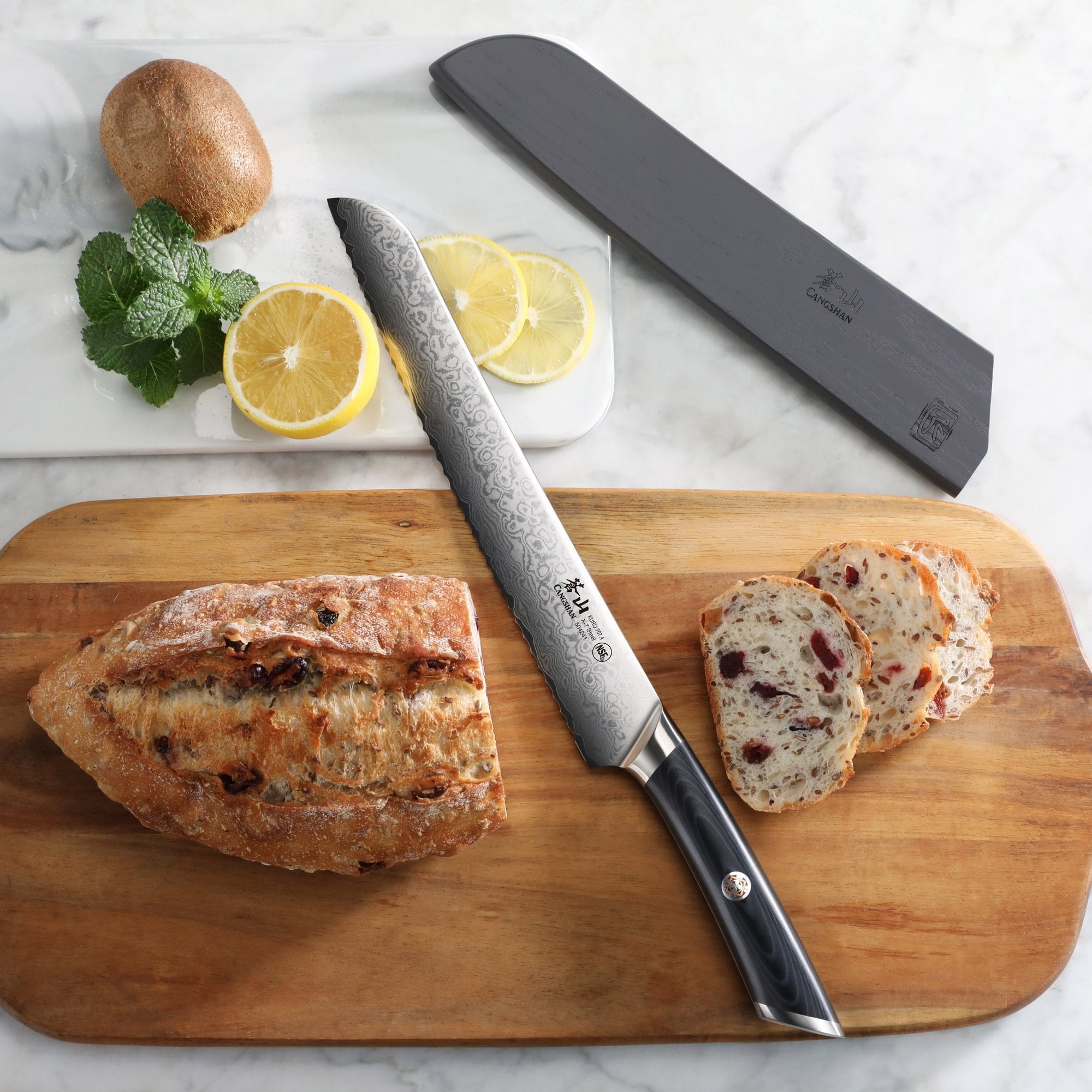 Cangshan 504241 KURO Series 9-Inch Bread Knife