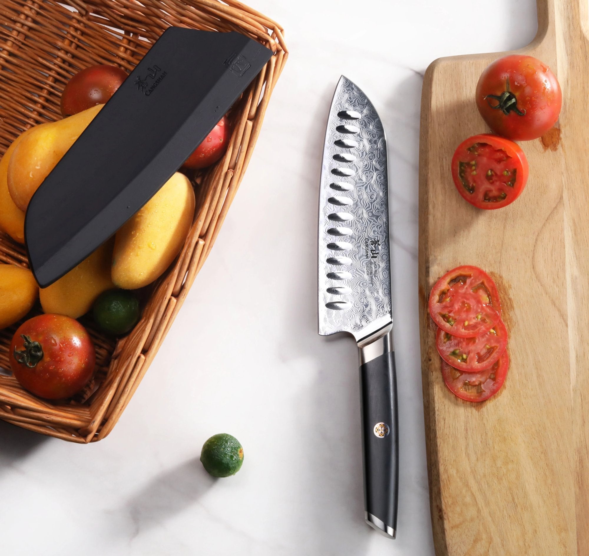Cangshan 10302404 AIRA Series 7-Inch Santoku Knife