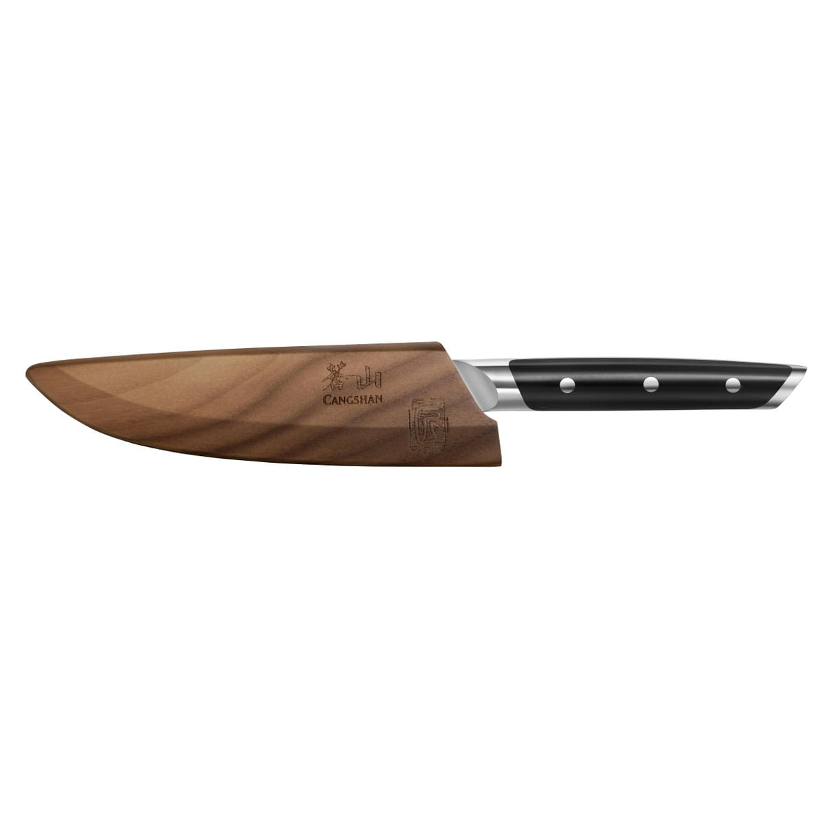 Cangshan 10301852 AKKA Series 5-Inch Serrated Utility Knife