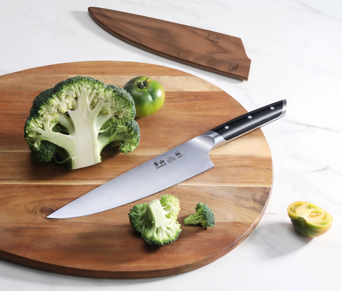 Cangshan 10301838 AKKA Series 8-Inch Chef’s Knife