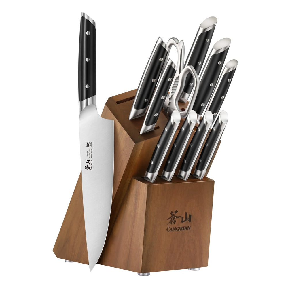 Cangshan 10301858 AKKA Series 12-Piece Knife Block Set