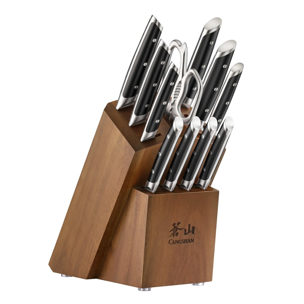 Cangshan 10301858 AKKA Series 12-Piece Knife Block Set