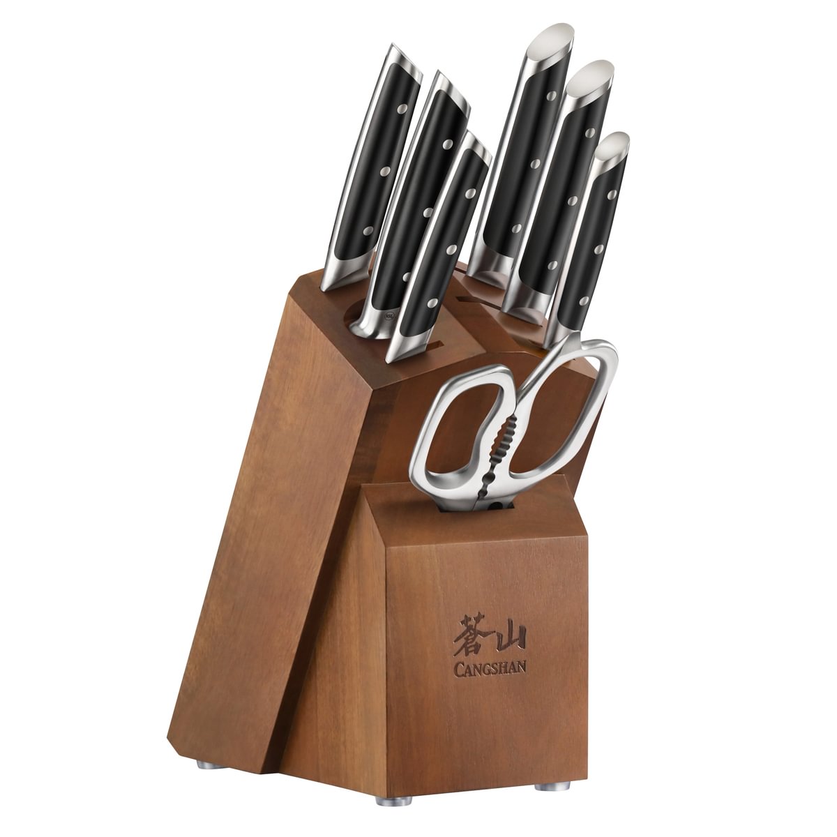 Cangshan 10301857 AKKA Series 8-Piece Knife Block Set