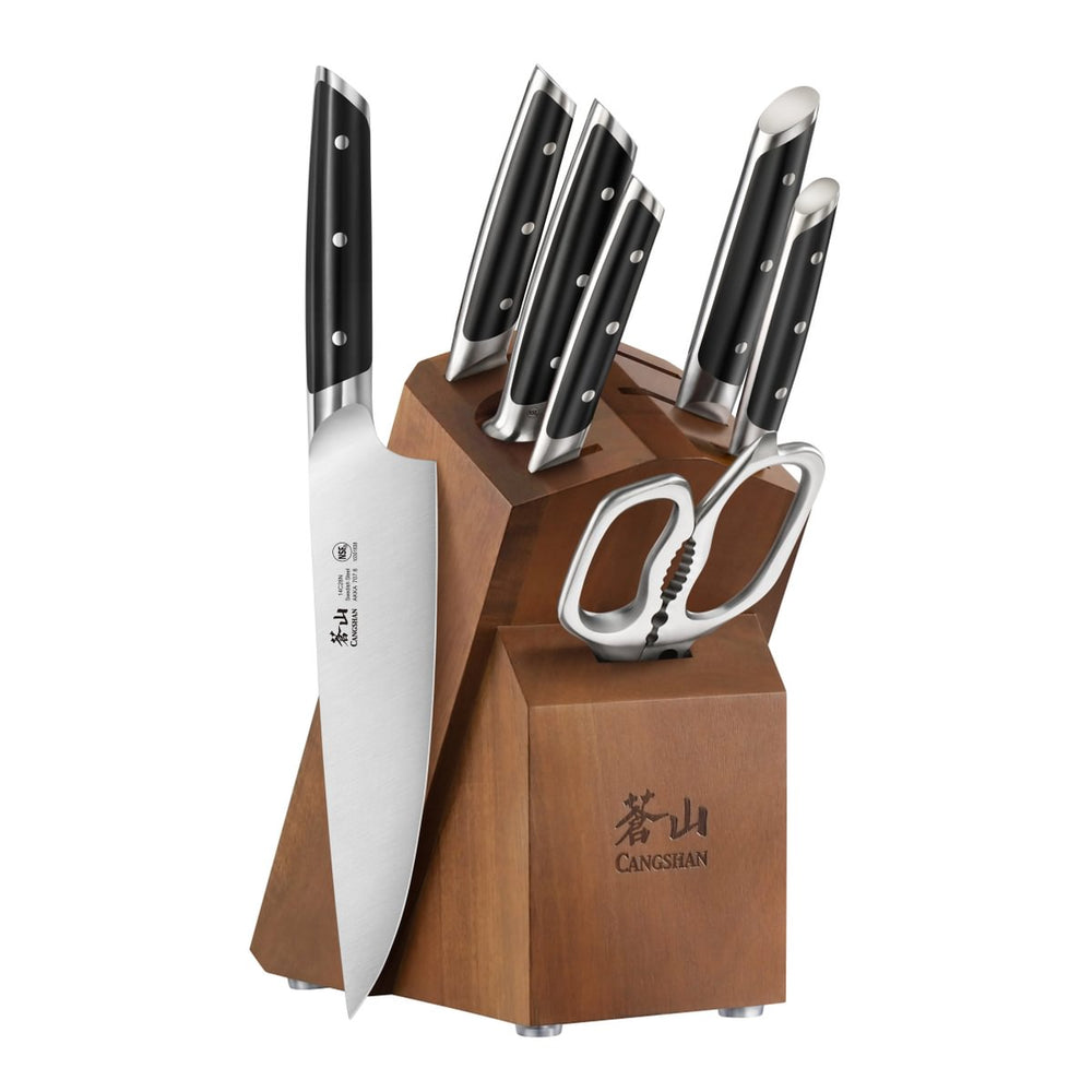 Cangshan 10301857 AKKA Series 8-Piece Knife Block Set