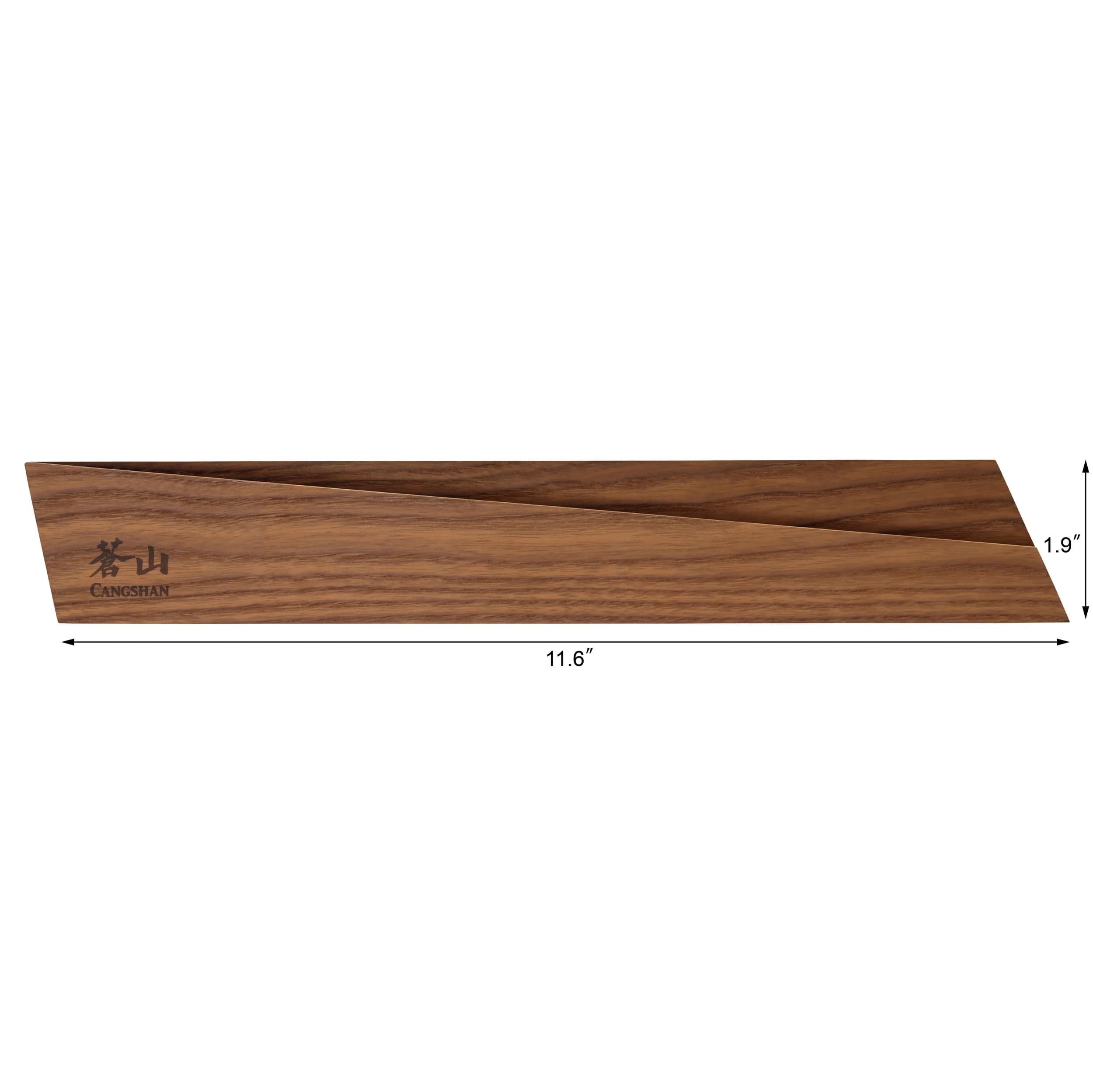 Cangshan 503923 Ash Wood Magnetic Knife Sheath for 10.25