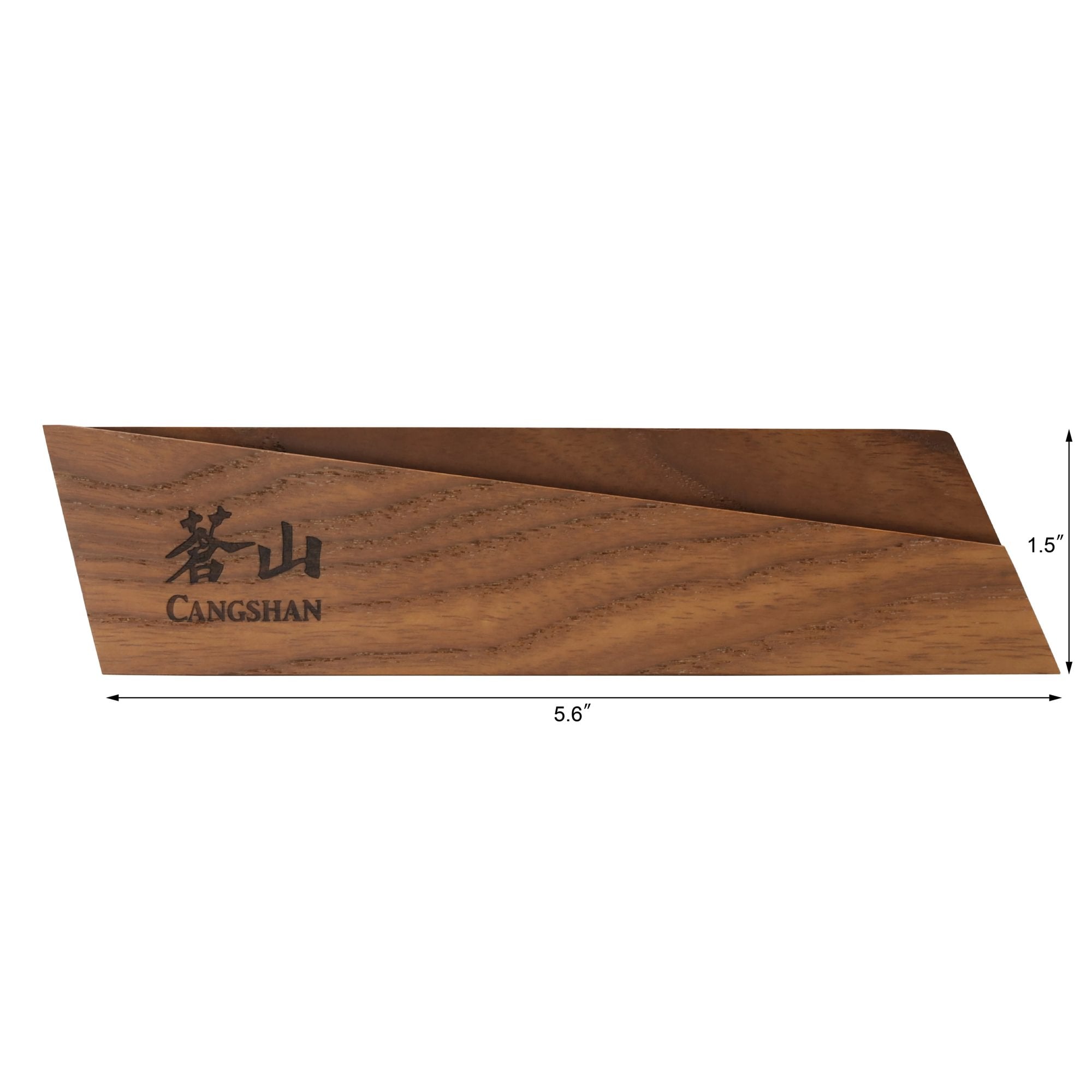 Cangshan 503961 Ash Wood Magnetic Knife Sheath for 5-Inch Utility and 5-Inch Steak