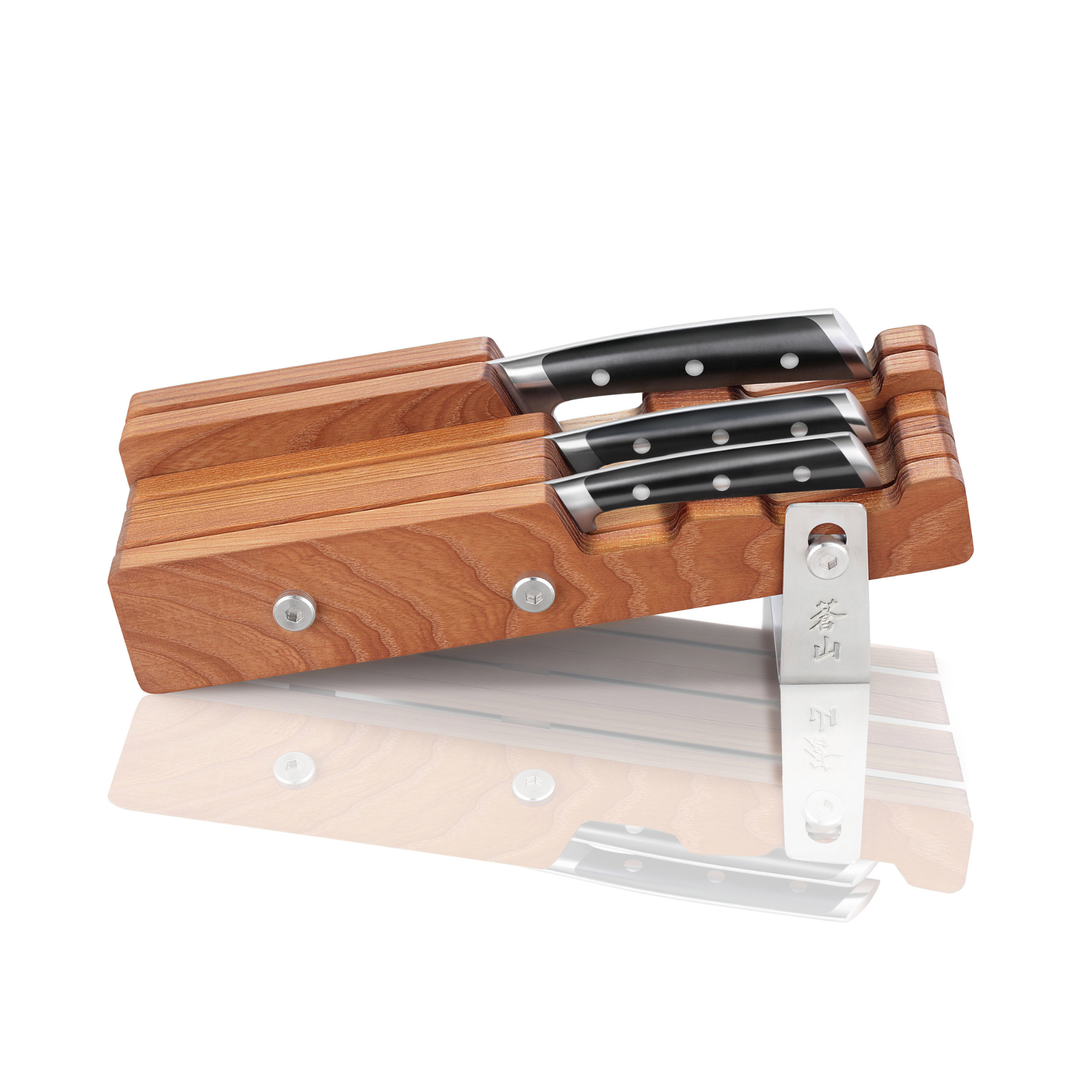 Cangshan 61864 S Series 4-Piece Starter Knife Block Set