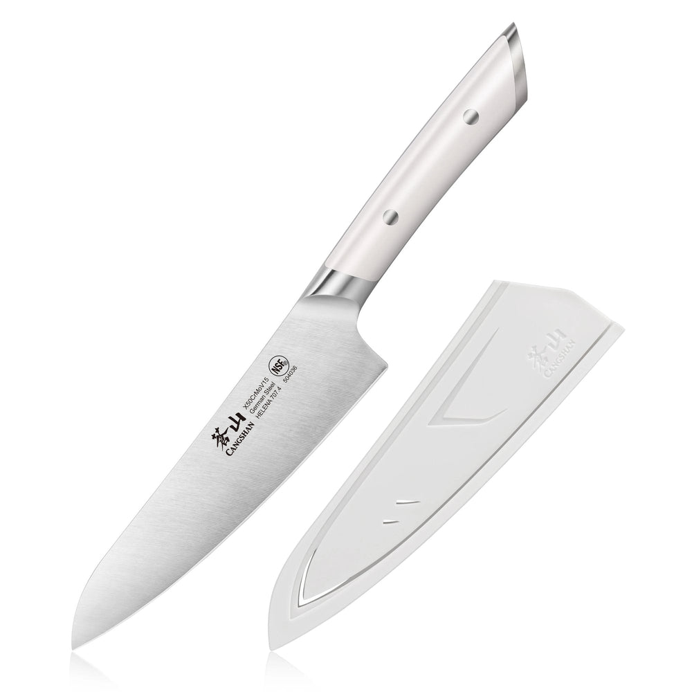 Cangshan 504135 HELENA Series 5.5-Inch Prep Utility Knife - White