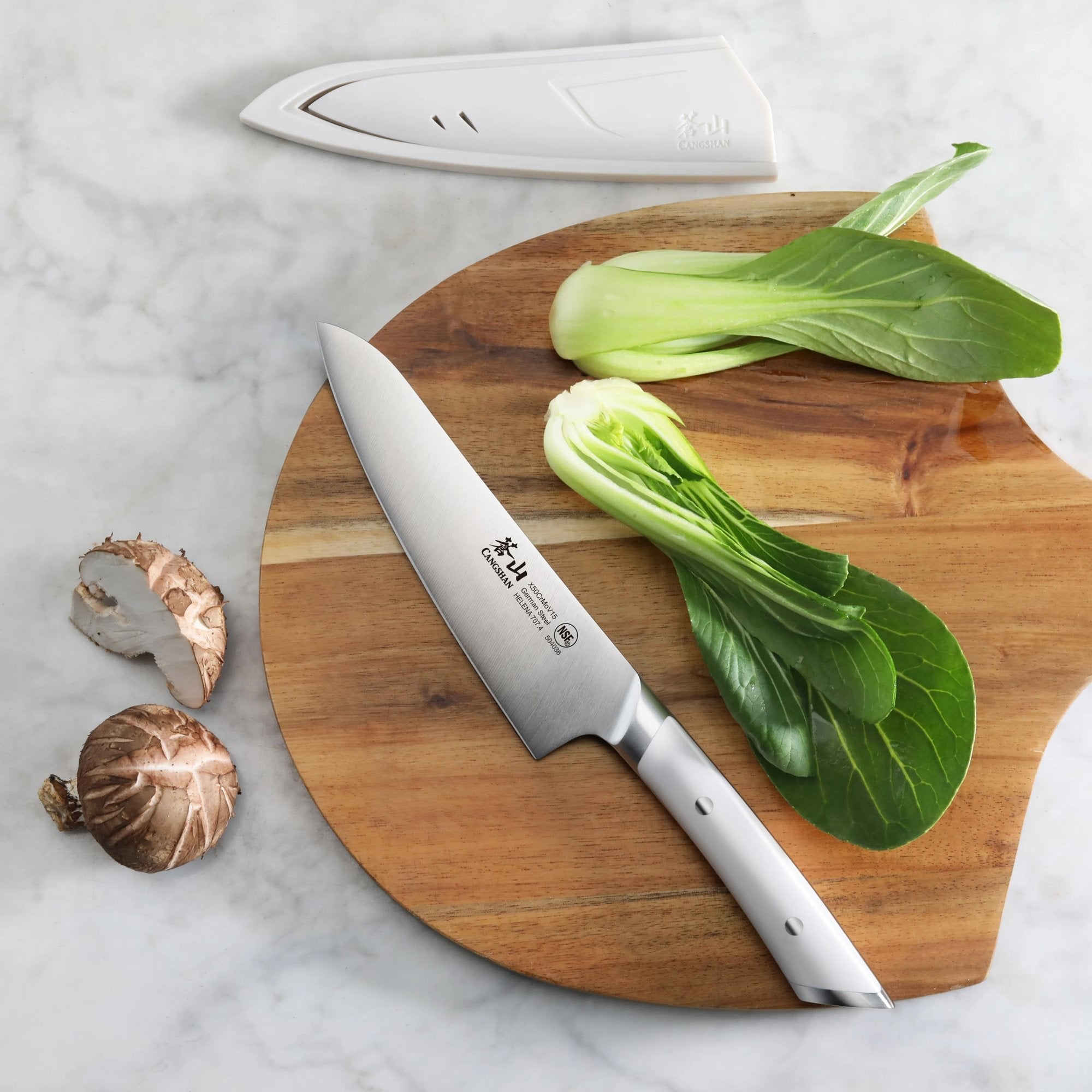 Cangshan 504135 HELENA Series 5.5-Inch Prep Utility Knife - White
