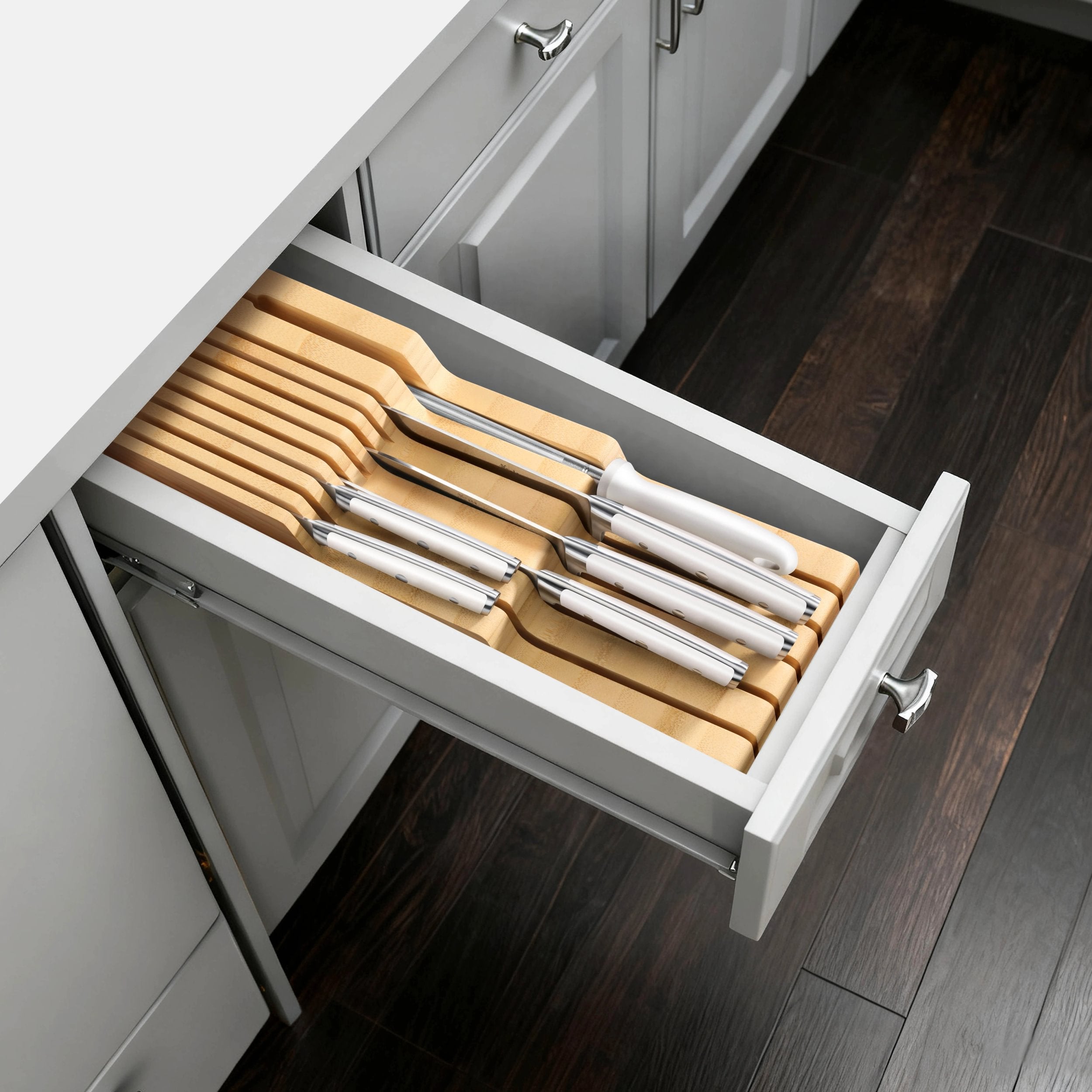 Cangshan 10301902 ELKO Series 7-Piece In-Drawer Knife Set - Black